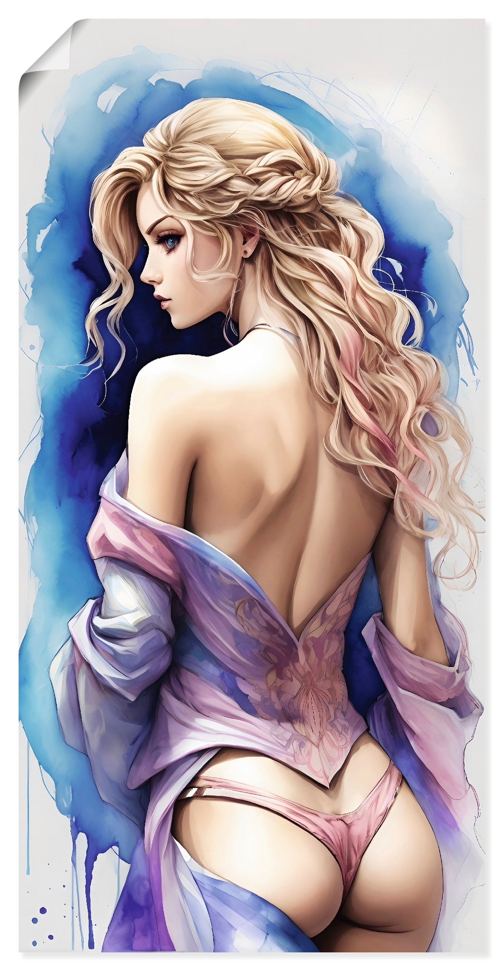 Artland Wandbild "Die Schönheit einer Frau VI" Erotische Bilder 1 Stk. tlg. als Alubild, Leinwandbild, Poster, Wandaufkleber in verschied. Grössen