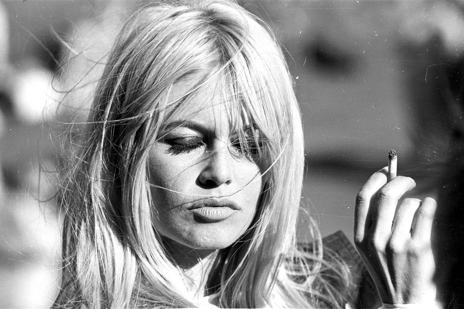 queence Acrylglasbild »Brigitte Bardot«, Schwarz-Weiss-Stars-Frau-Portrait-Foto-Film-Filmfiguren-Filmszene, Fine Art-Print in Galeriequalität
