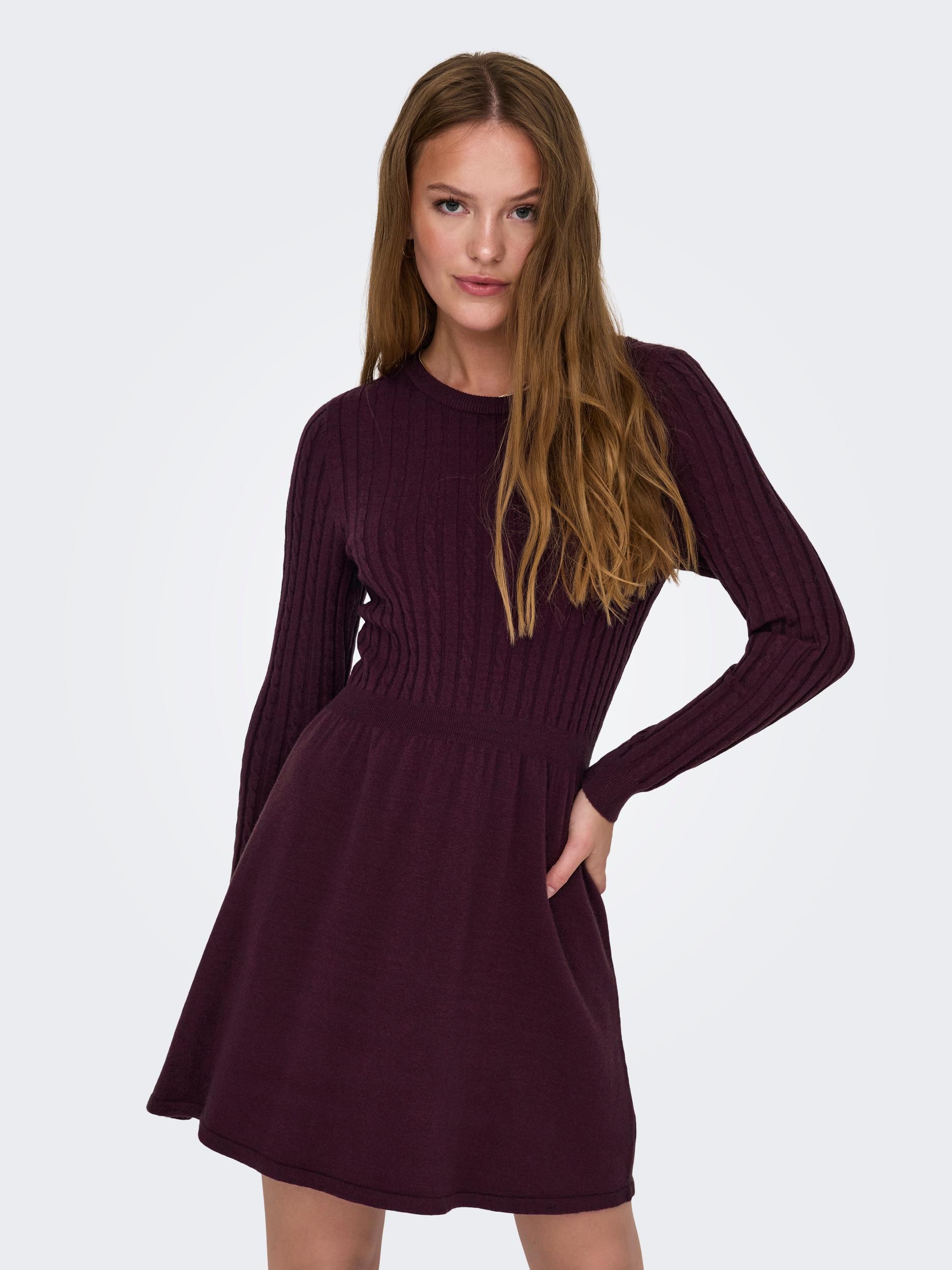 ONLY Strickkleid online DRESS LS Jelmoli-Versand »ONLFIA CABLE kaufen | KNT«