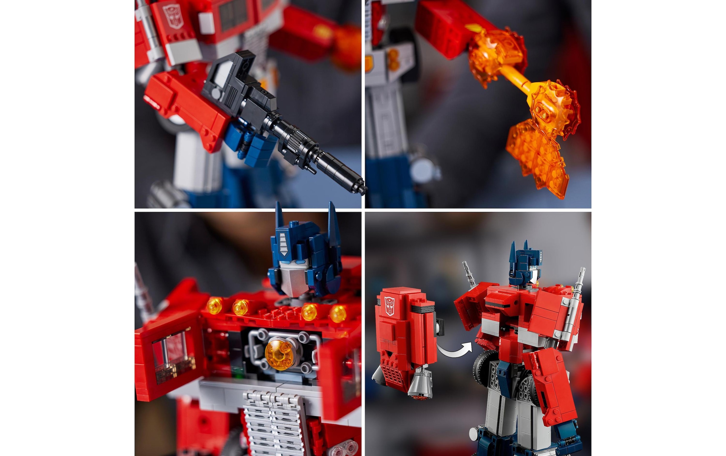 LEGO® Konstruktionsspielsteine »LEGO Icons Optimus Prime«, (1508 St.)