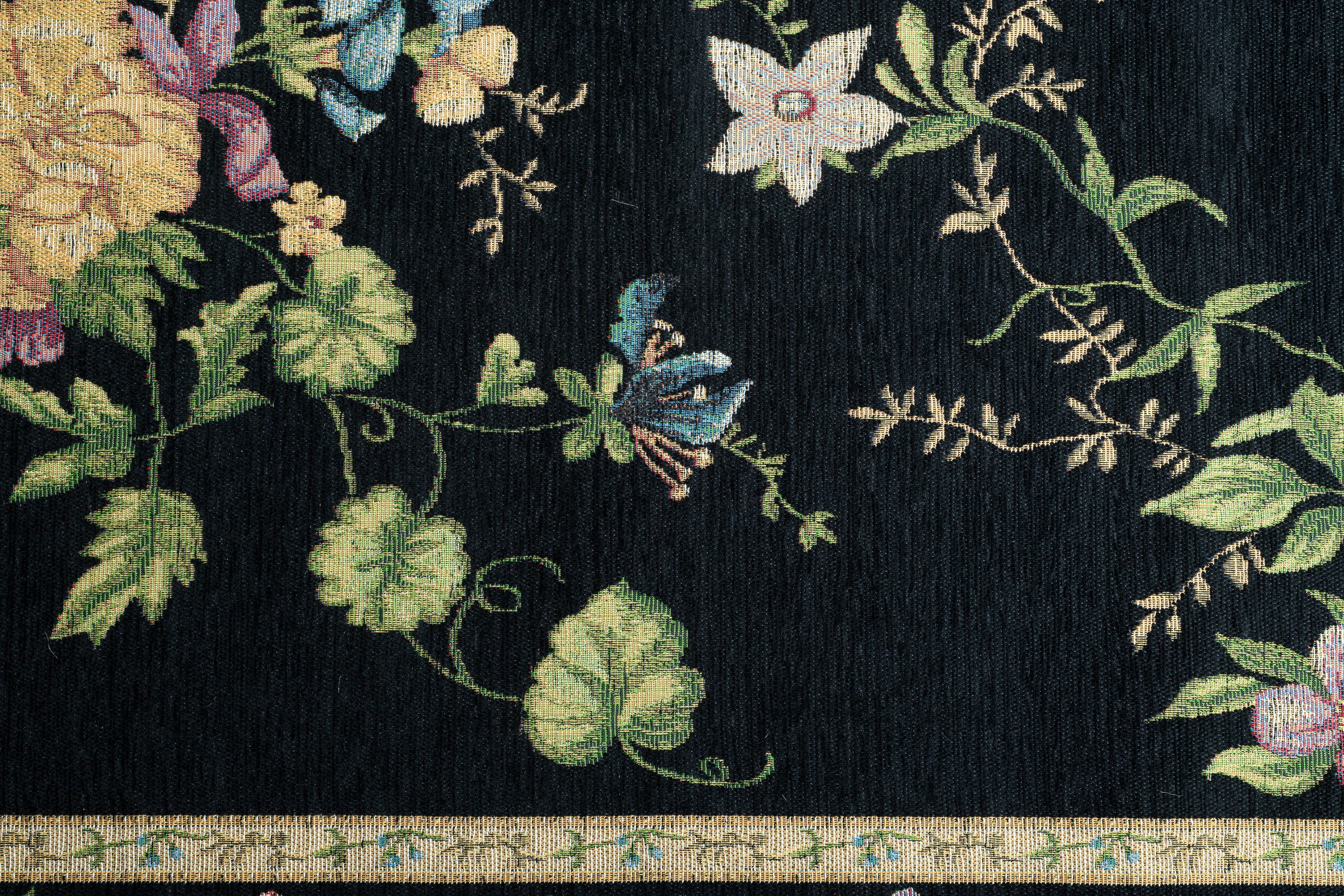 THEKO Teppich »Flomi Sagrini«, rechteckig, Flachgewebe, Pastell-Farben, Blumen Design