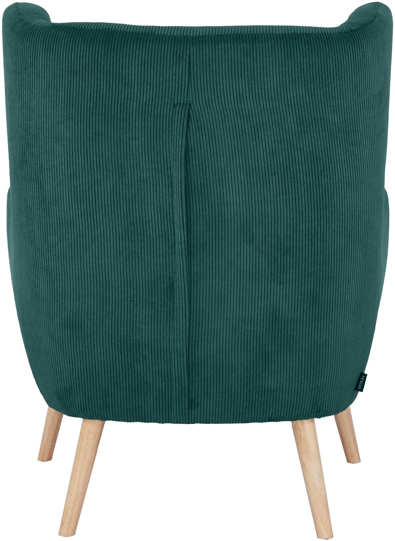 Home affaire Ohrensessel »Yamuna«, mit Sitzpolsterung, Gestell und Füsse aus Massivholz, Sitzhöhe 47 cm