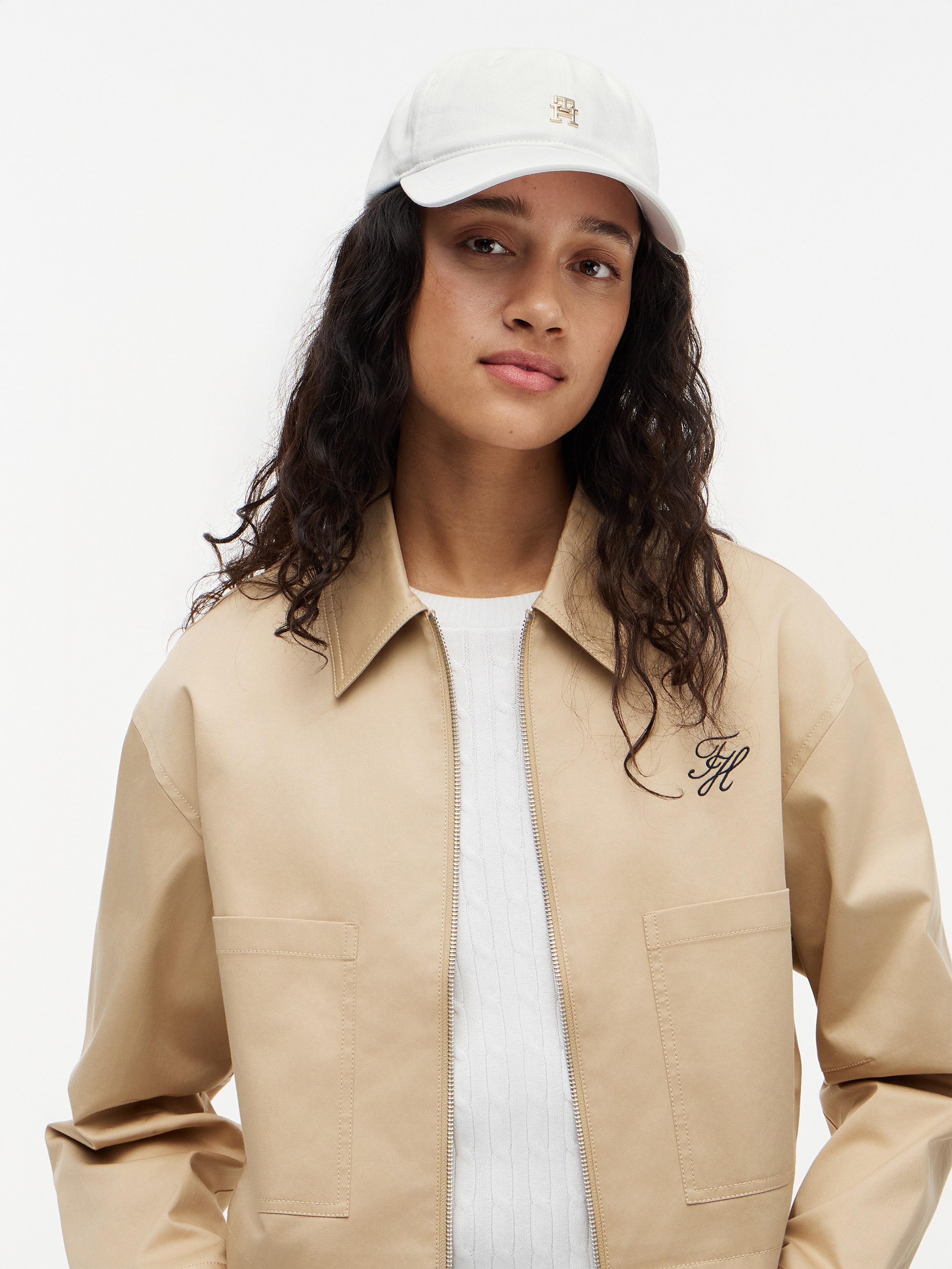 Tommy Hilfiger Baseball Cap "TH ELEVATED CHIC WASHED" mit Luftösen