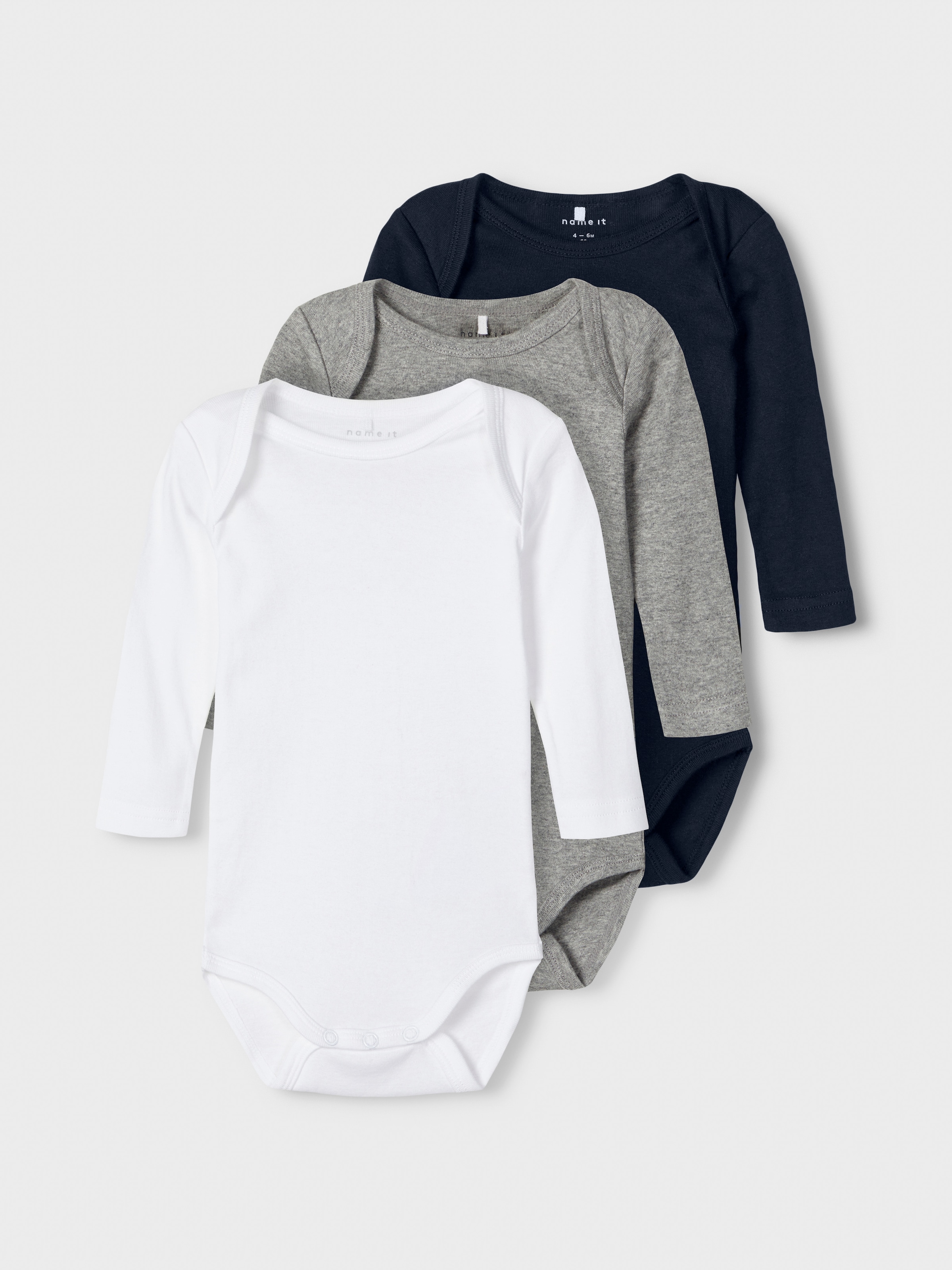Name It Body »NBNBODY 3P LS SOLID NOOS«