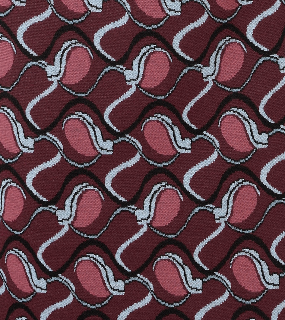 Aniston CASUAL Minirock, mit trendfarbigen, grafischem Retro-Muster - NEUE KOLLEKTION