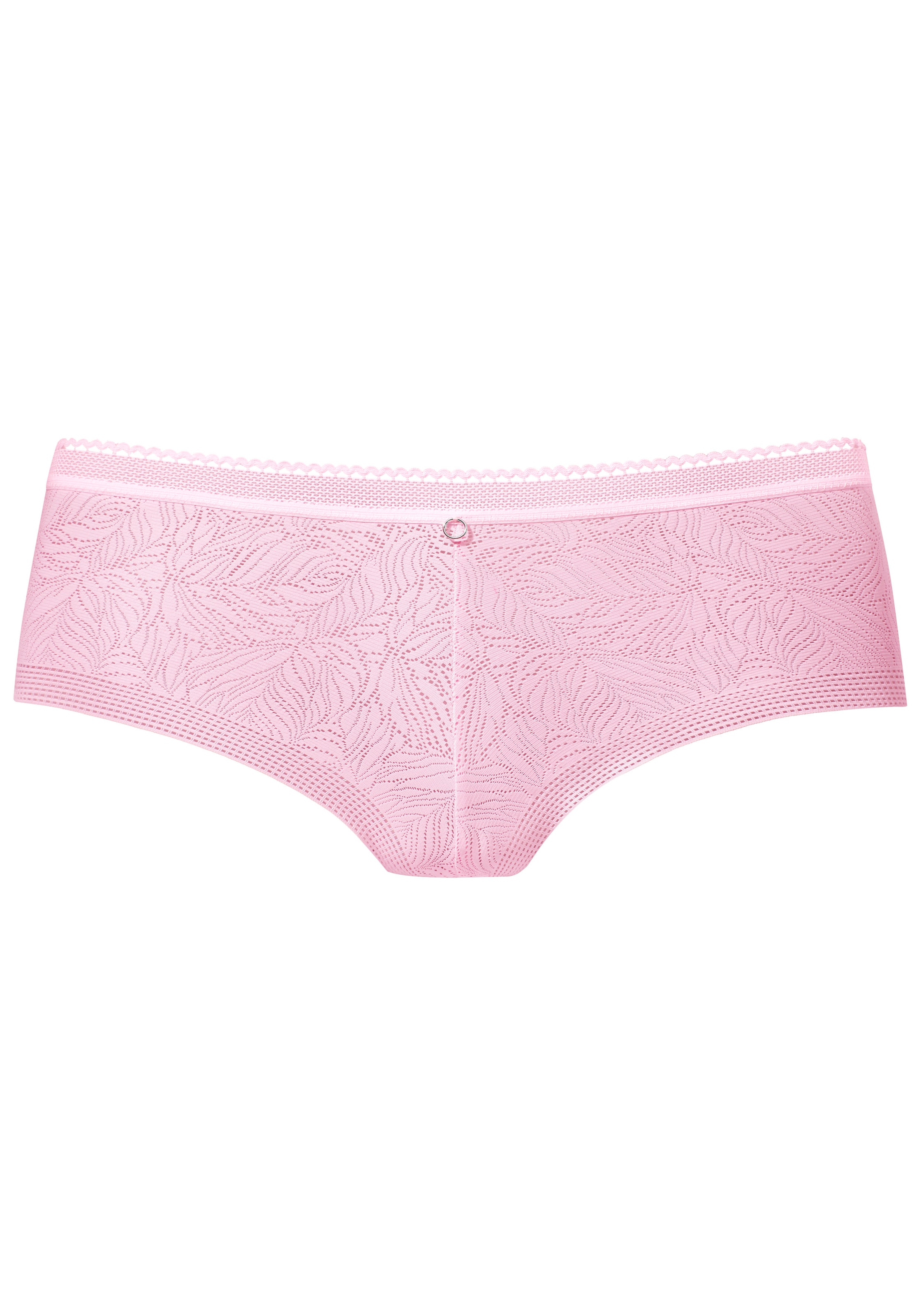 LASCANA Panty, aus extra flachem Material in blumiger Optik