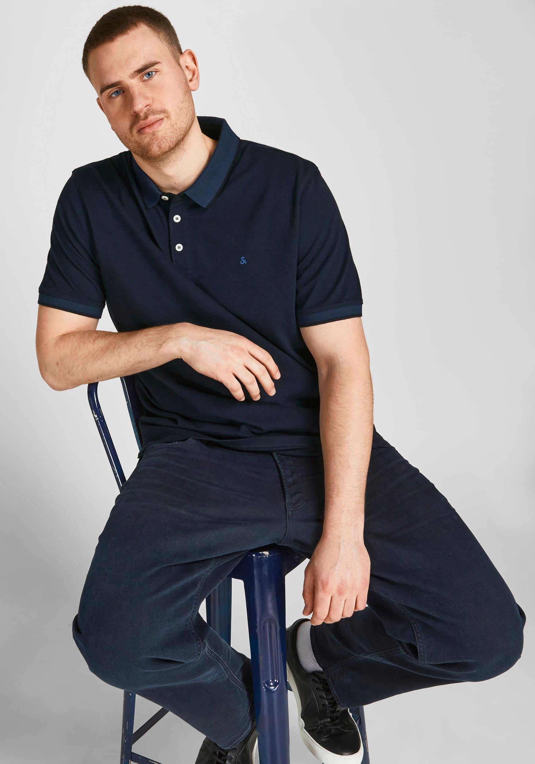 Jack & Jones PlusSize Poloshirt »Paulus Polo«, bis Grösse 6XL