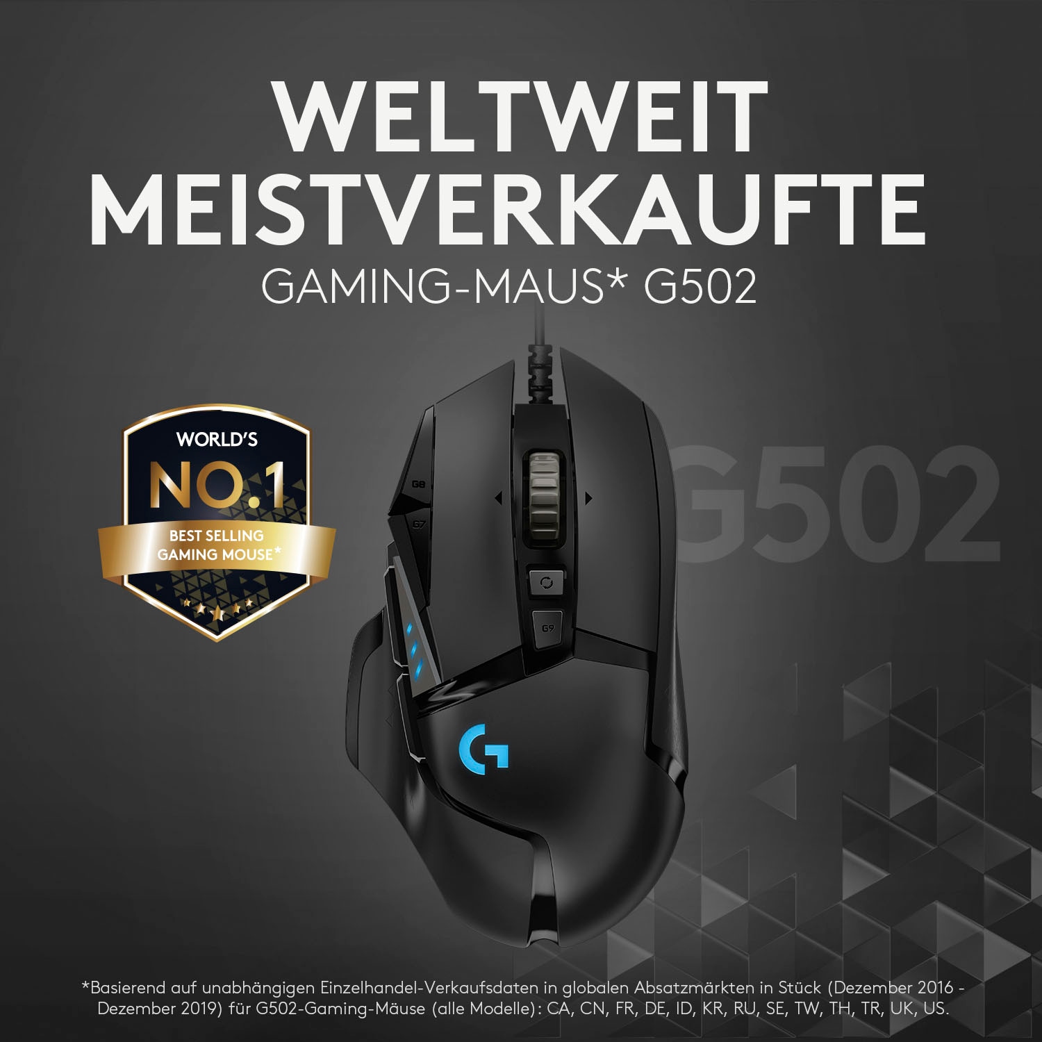 Logitech G Gaming-Maus »G502 HERO High Performance«, kabelgebunden