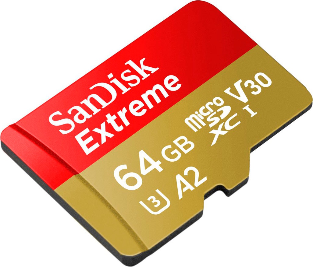 Sandisk Speicherkarte »Extreme 64GB«, (UHS Class 3 170 MB/s Lesegeschwindigkeit)