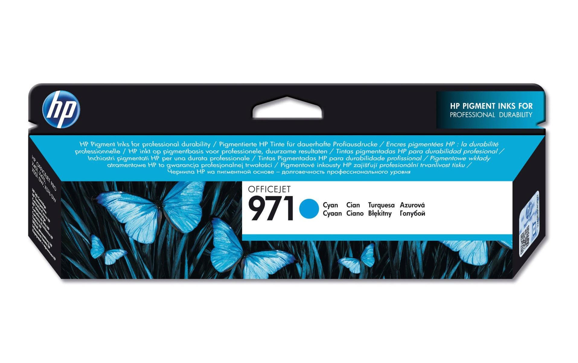 HP Tintenpatrone »Nr. 971 (CN622AE) Cyan«