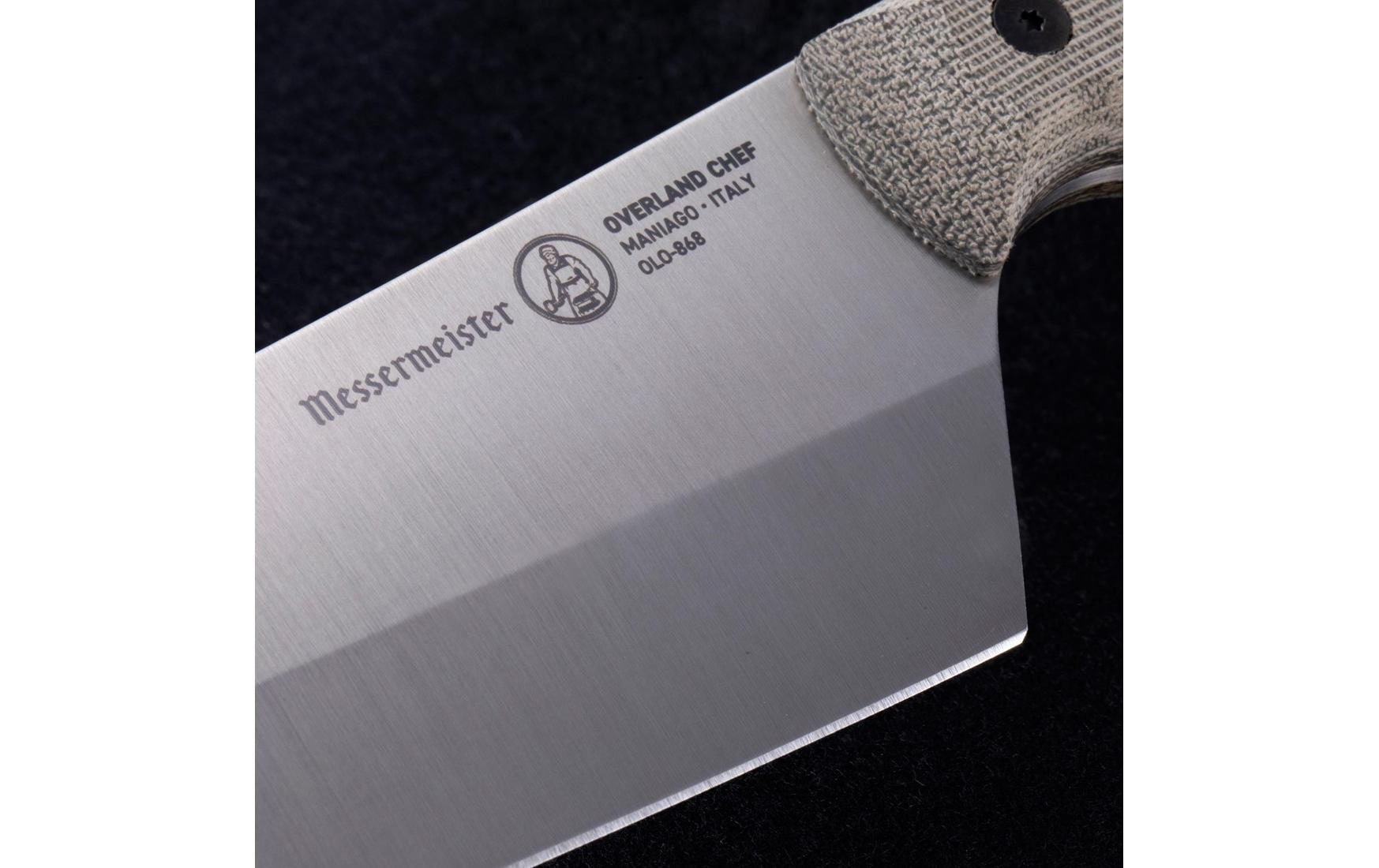 Kochmesser »Messermeister Overland 20 cm, Grau«, (1 tlg.)