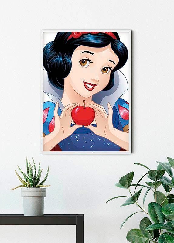 Komar Bild »Snow White Portrait«, Disney, (1 St.), Wandbild zur Dekoration im Kinderzimmer - ohne Rahmen