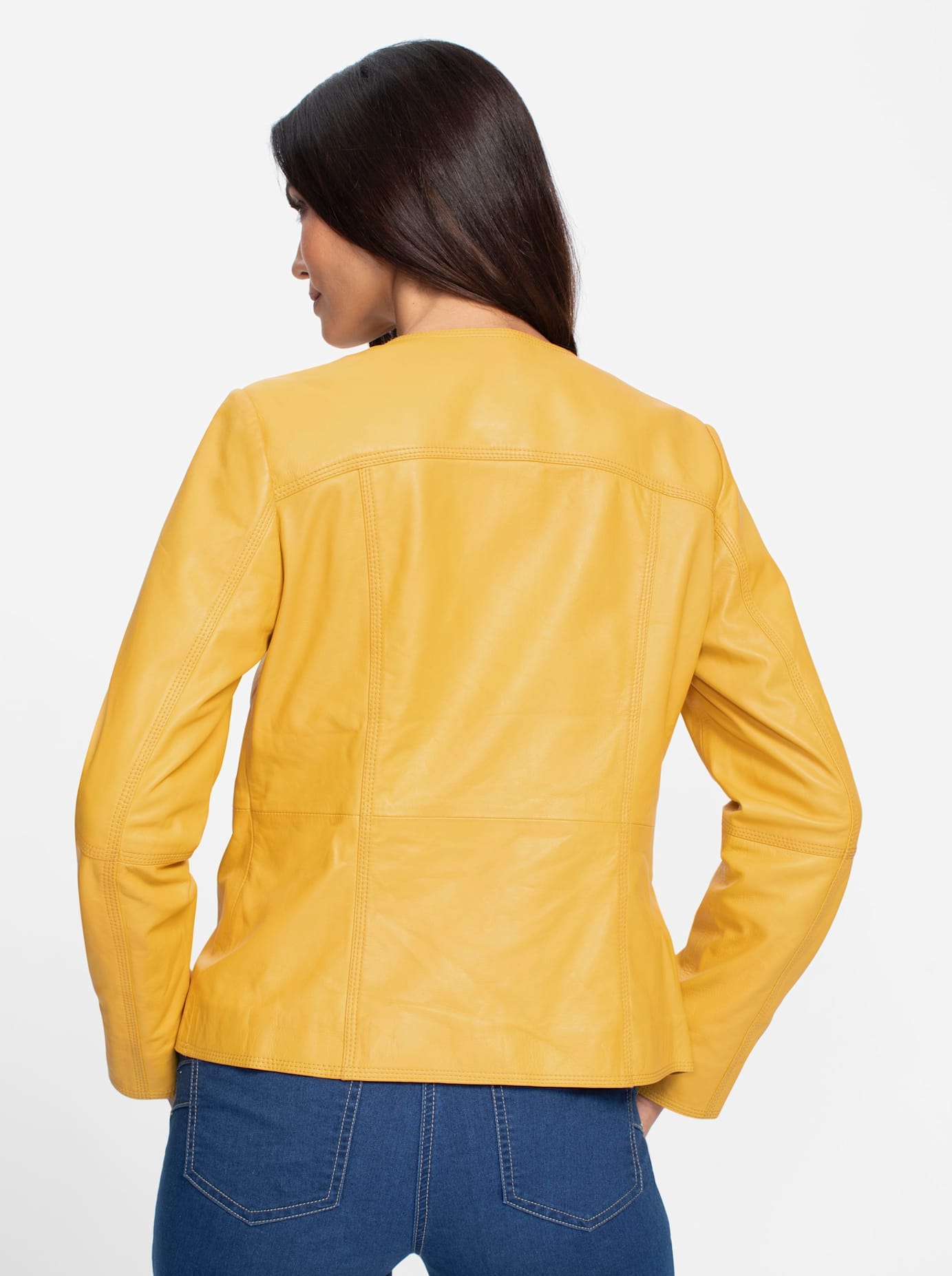 heine Lederjacke, ohne Kapuze