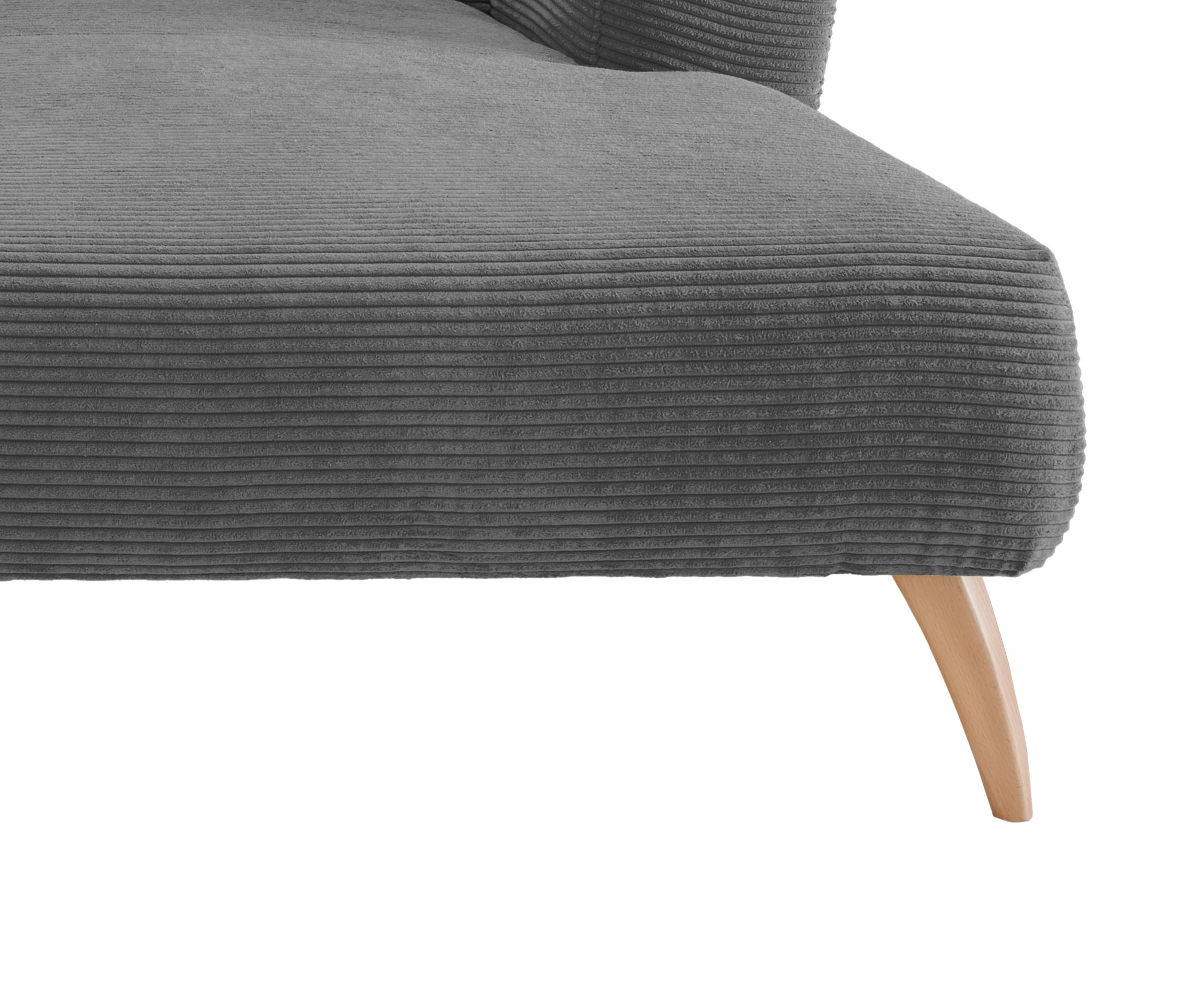 INOSIGN Ecksofa »Colori L-Form«, Holzfussfarbe wählbar, inkl. 4x Zierkissen