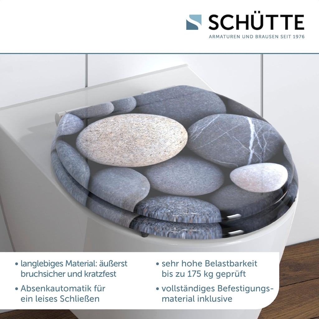 Schütte WC-Sitz »GREY STONES«