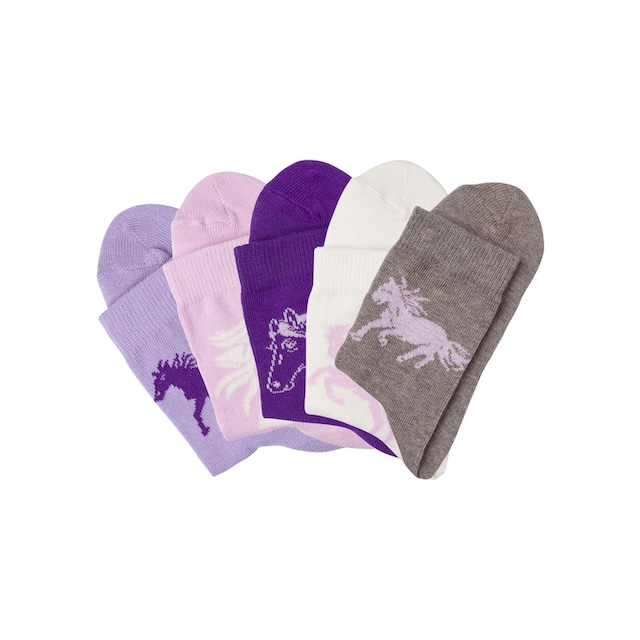 ❤ H.I.S Socken, (5 Paar), mit Pferdemotiven ordern im Jelmoli-Online Shop