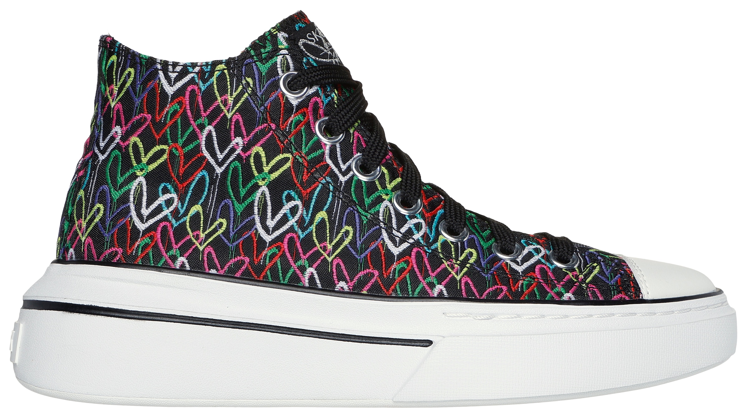 Skechers Sneaker »CORDOVA CLASSIC-LOVE LETTERS«, mit süssem Herzchenprint, Freizeitschuh, Halbschuh, Schnürschuh