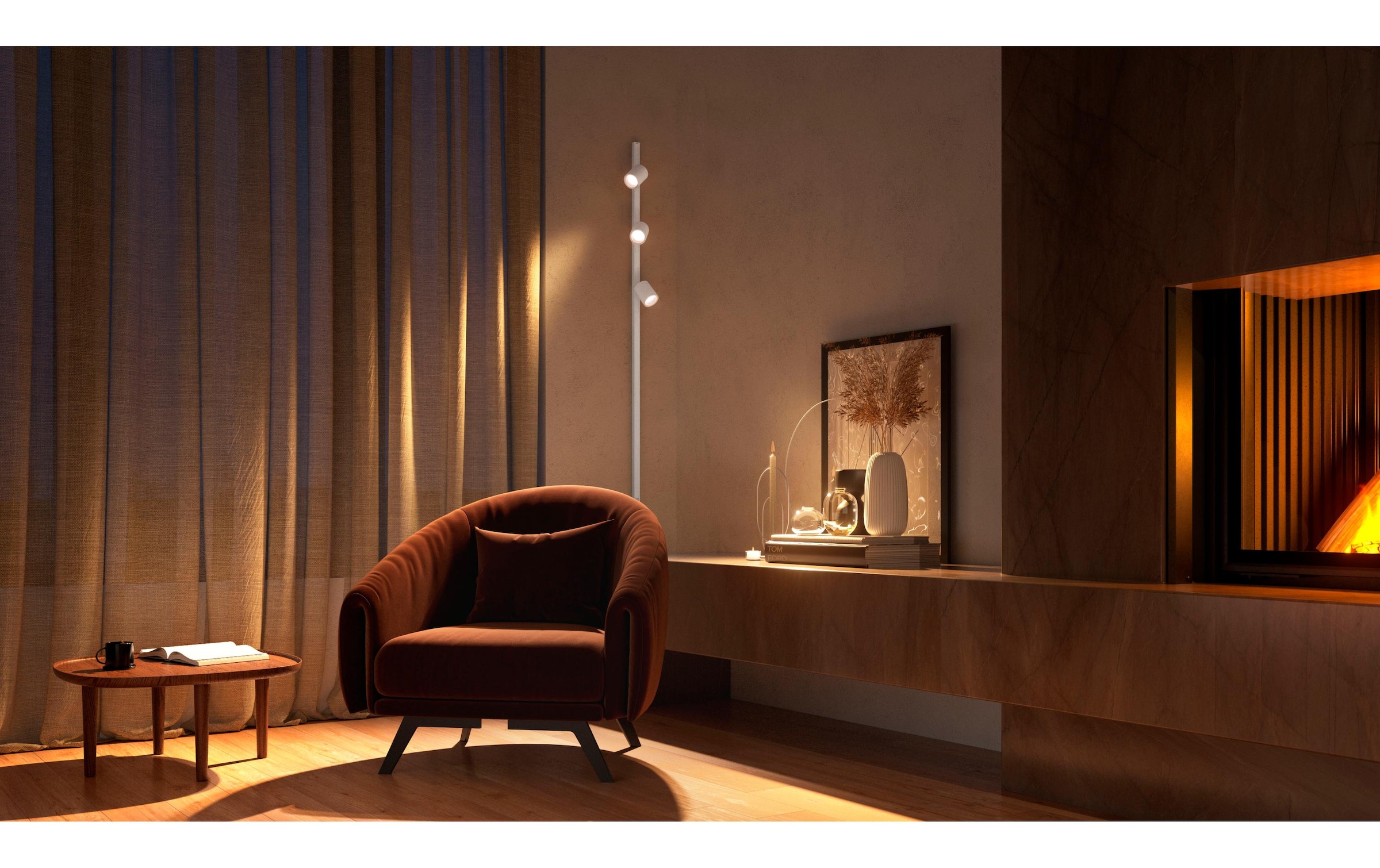 Philips Hue LED Wandleuchte »LED Schienenspot Perifo«, 4 flammig