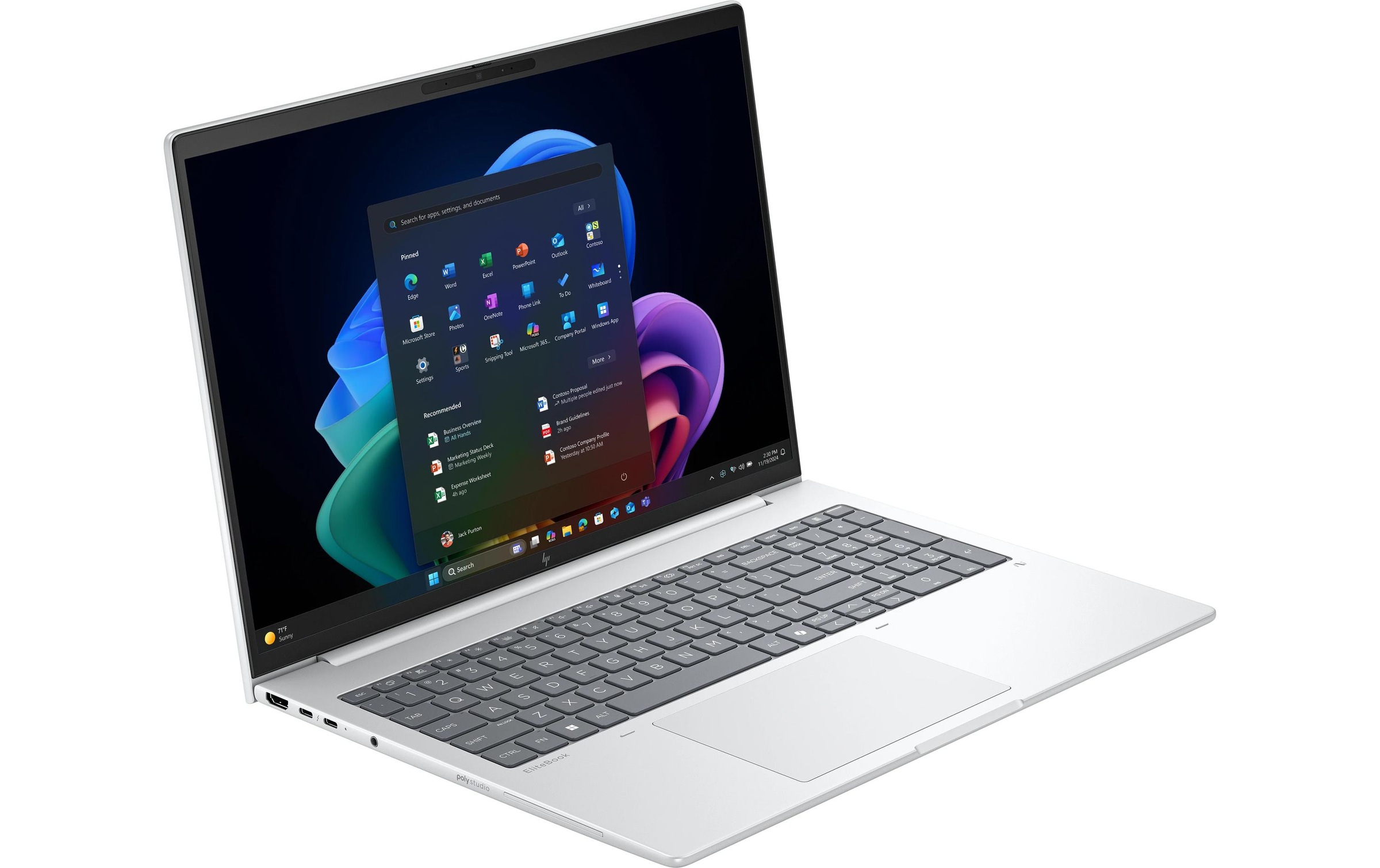HP Business-Notebook »EliteBook 8 G1a 16 Next Gen AI PC AD4F7ET«, / 16 Zoll, AMD, Ryzen, Radeon