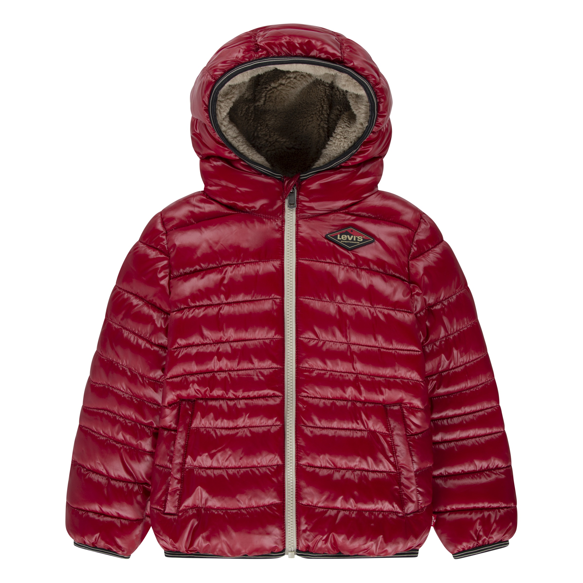 Levi's® Kids Steppjacke »SHERPA LINED MDWT PUFFER JACKET« mit Kapuze for Boys mit Kapuze
