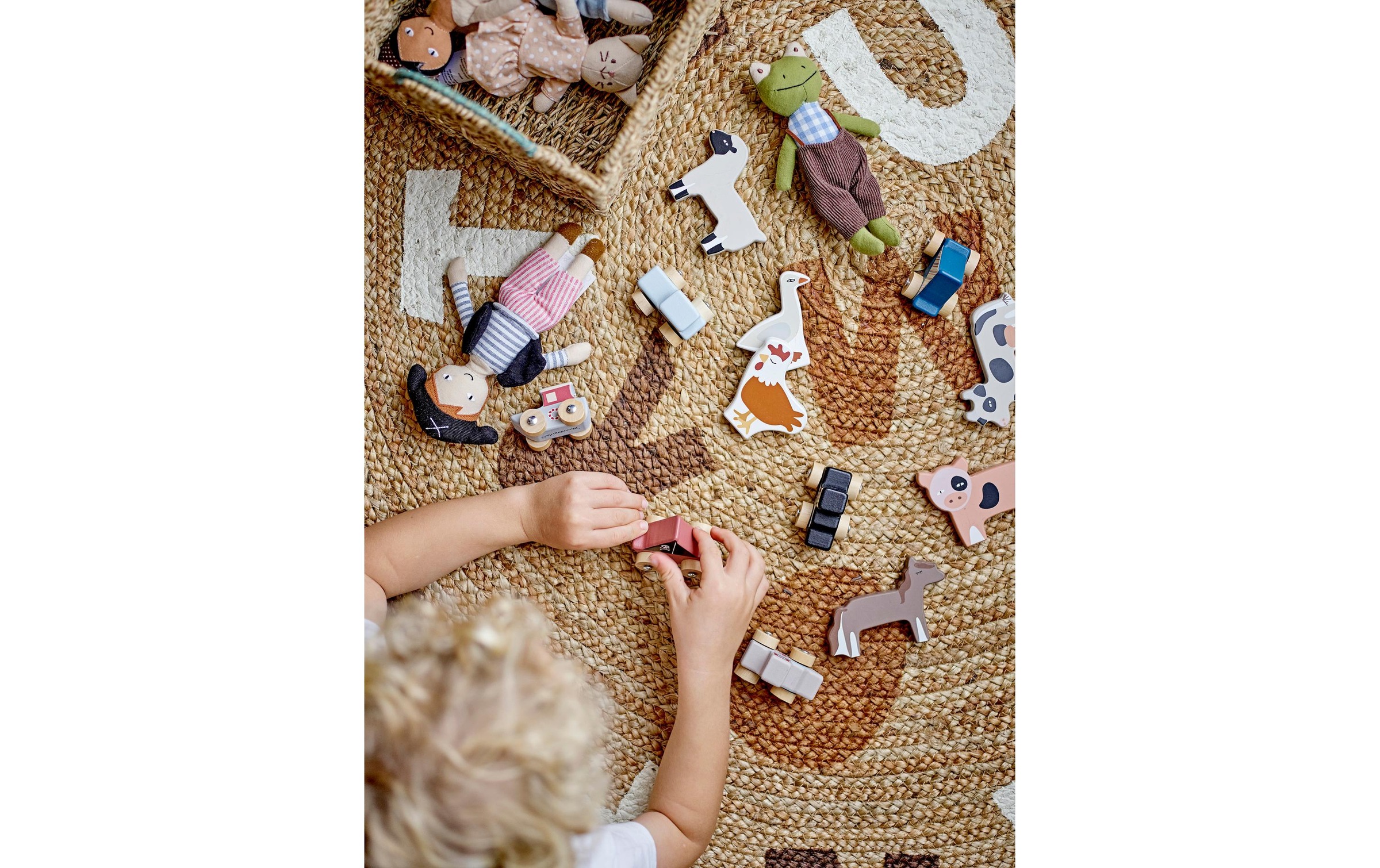 Bloomingville Kinderteppich »Dinne D 130 cm«