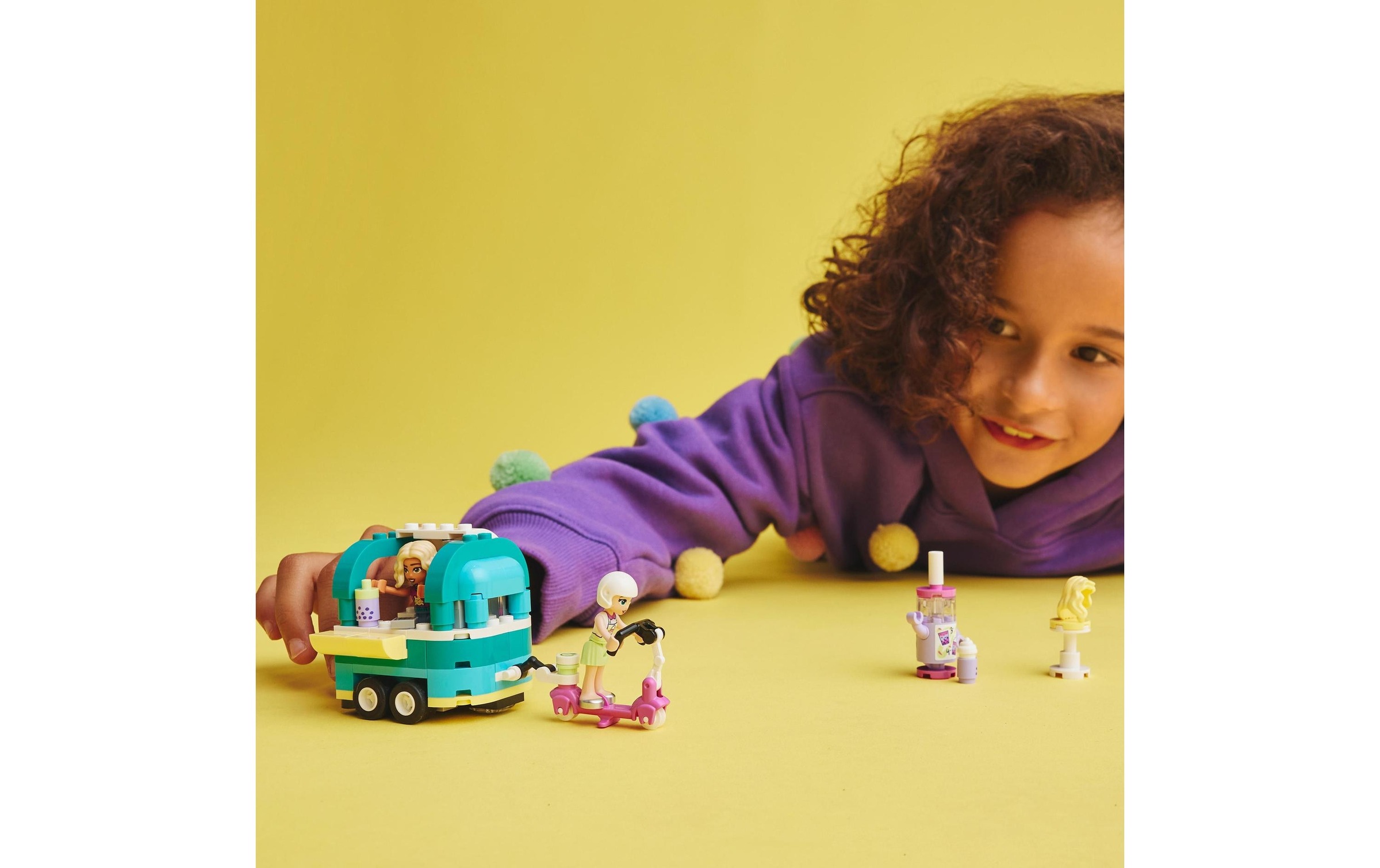 LEGO® Konstruktionsspielsteine »Bubble-Tea-Mobil«, (109 St.)