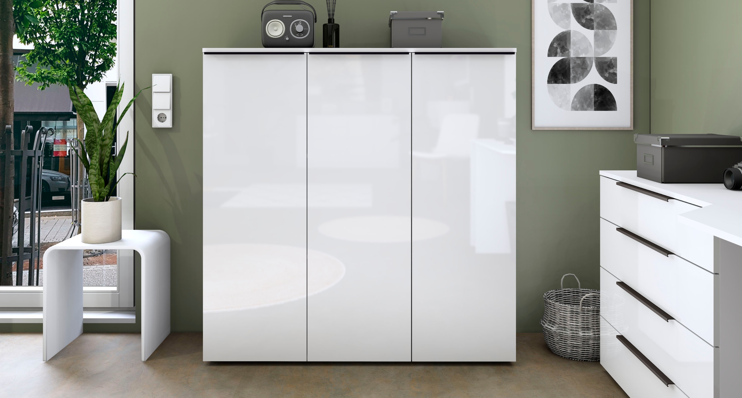 borchardt Möbel Aktenschrank »Tom«, Breite 114 cm, Mehrzweckschrank