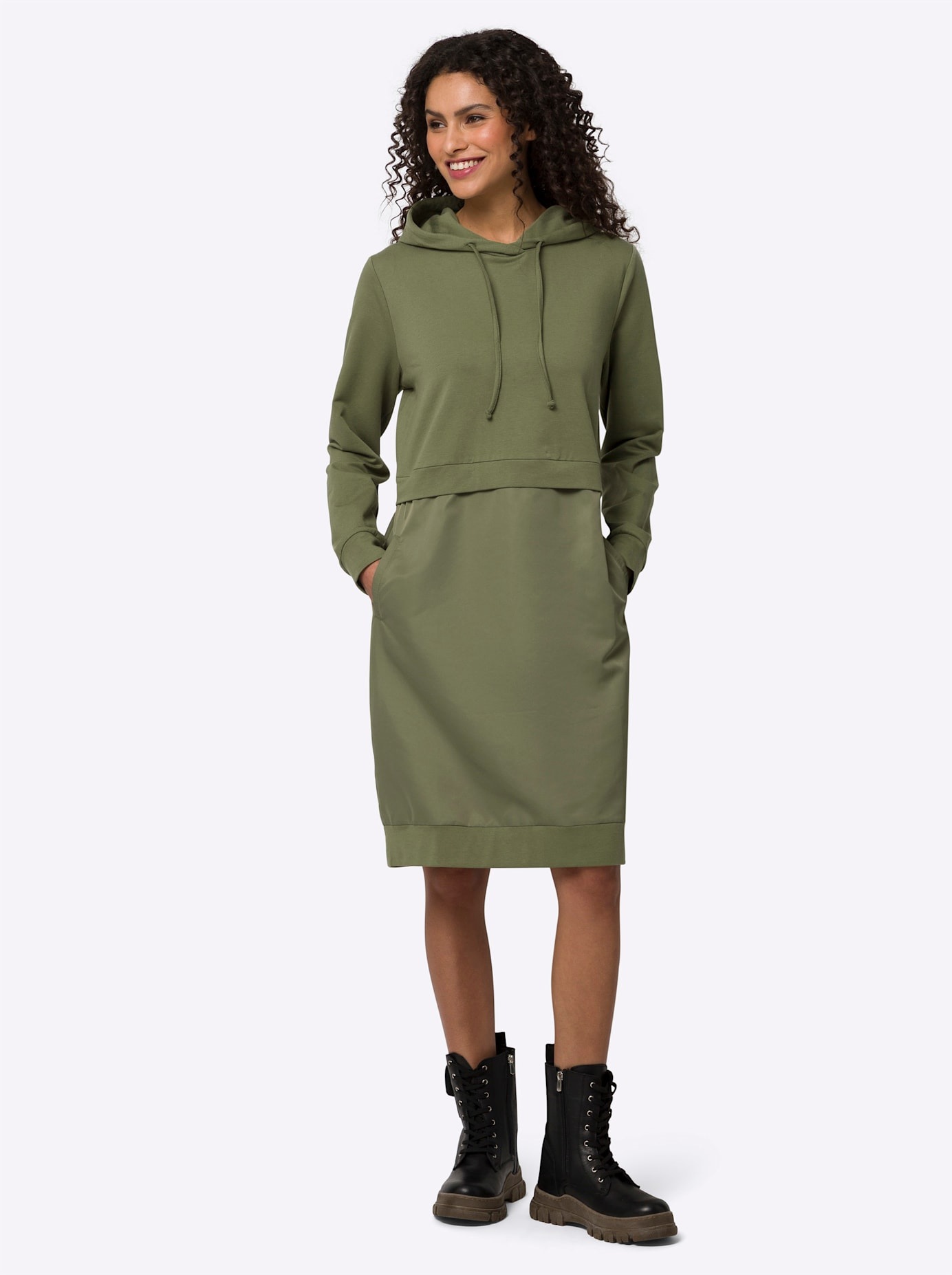 heine Shirtkleid "Shirtkleid" Paspeltaschen