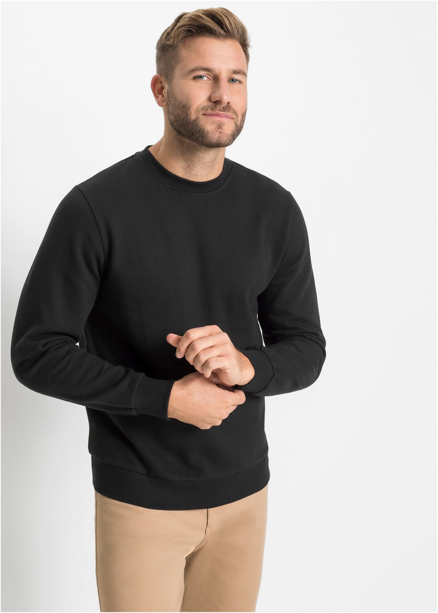 bonprix Sweatshirt »Sweatshirt«, mit Rundhalsauschnitt