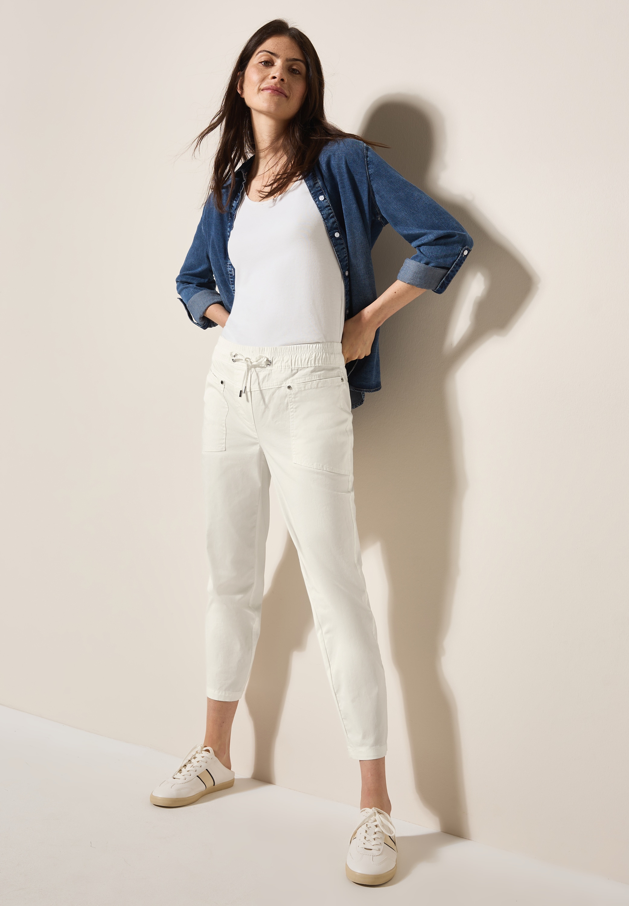 Cecil Stoffhose »Style Chelsea«, mit Kordelzug