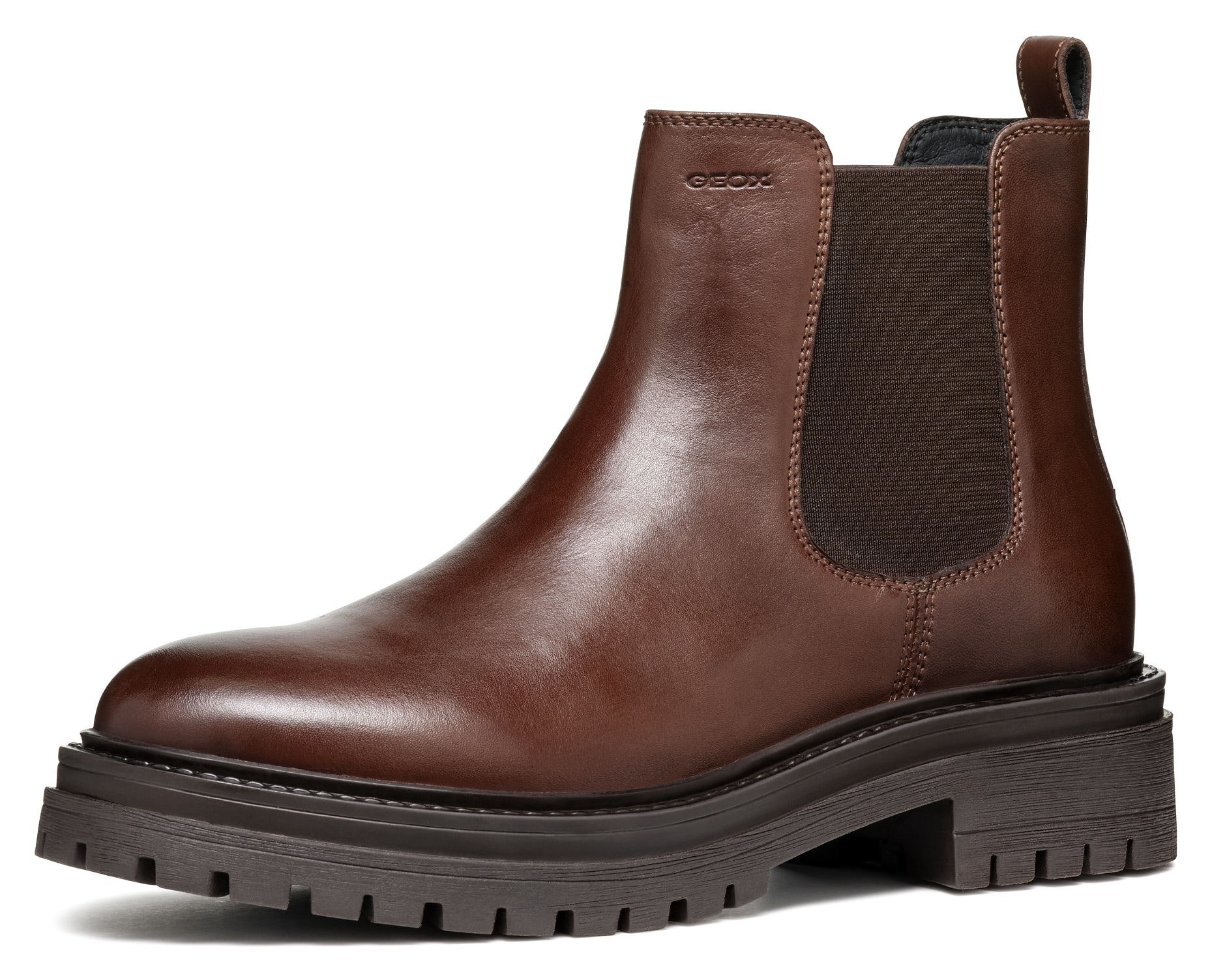 Chelseaboots »D IRIDEA B«, Chunky Boot, Plateau Stiefelette mit modischem Blockabsatz