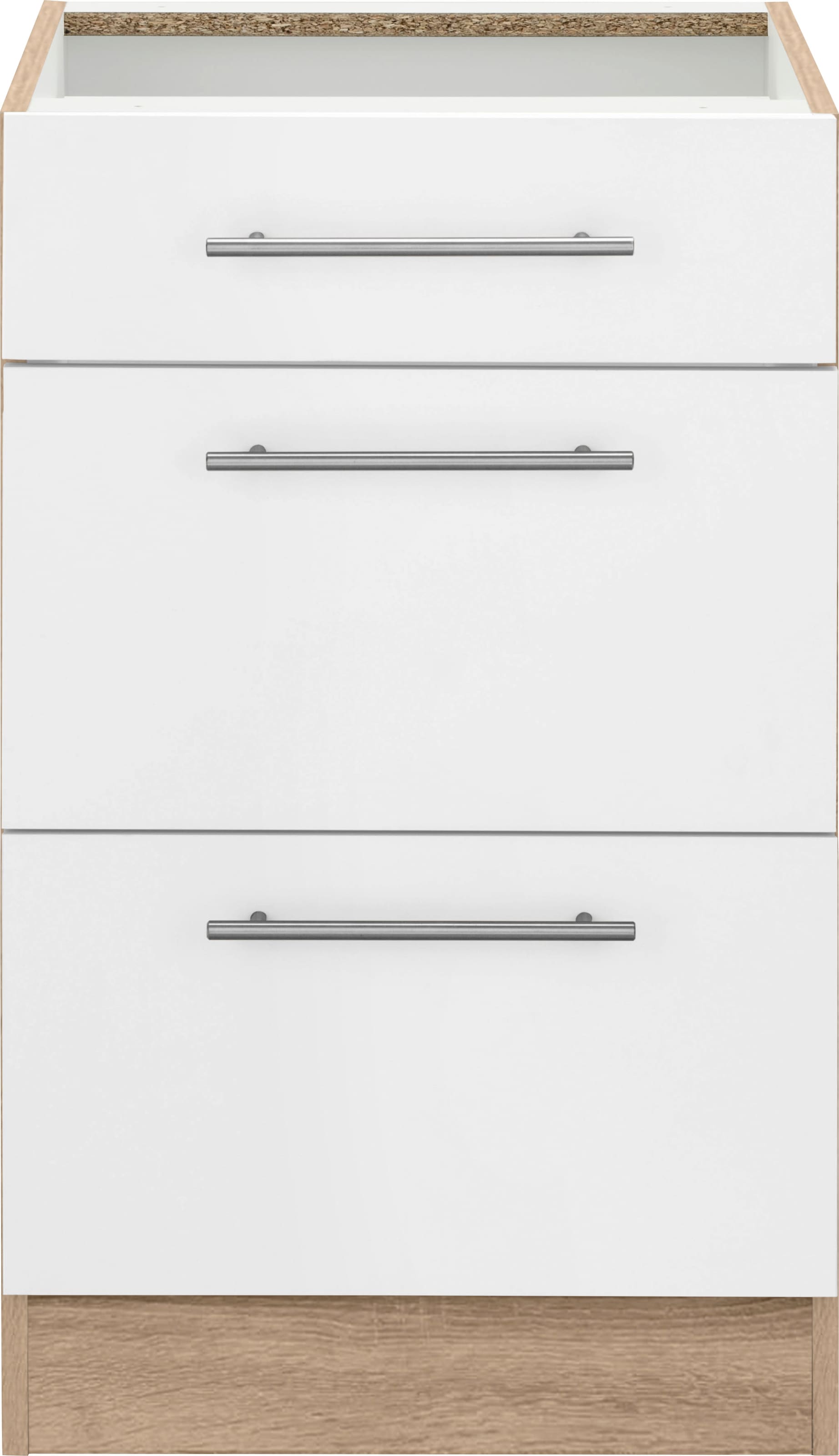 wiho Küchen Unterschrank »Cali«, 50 cm breit, mit 2 grossen Auszügen ohne  Arbeitsplatte online bestellen | Jelmoli-Versand