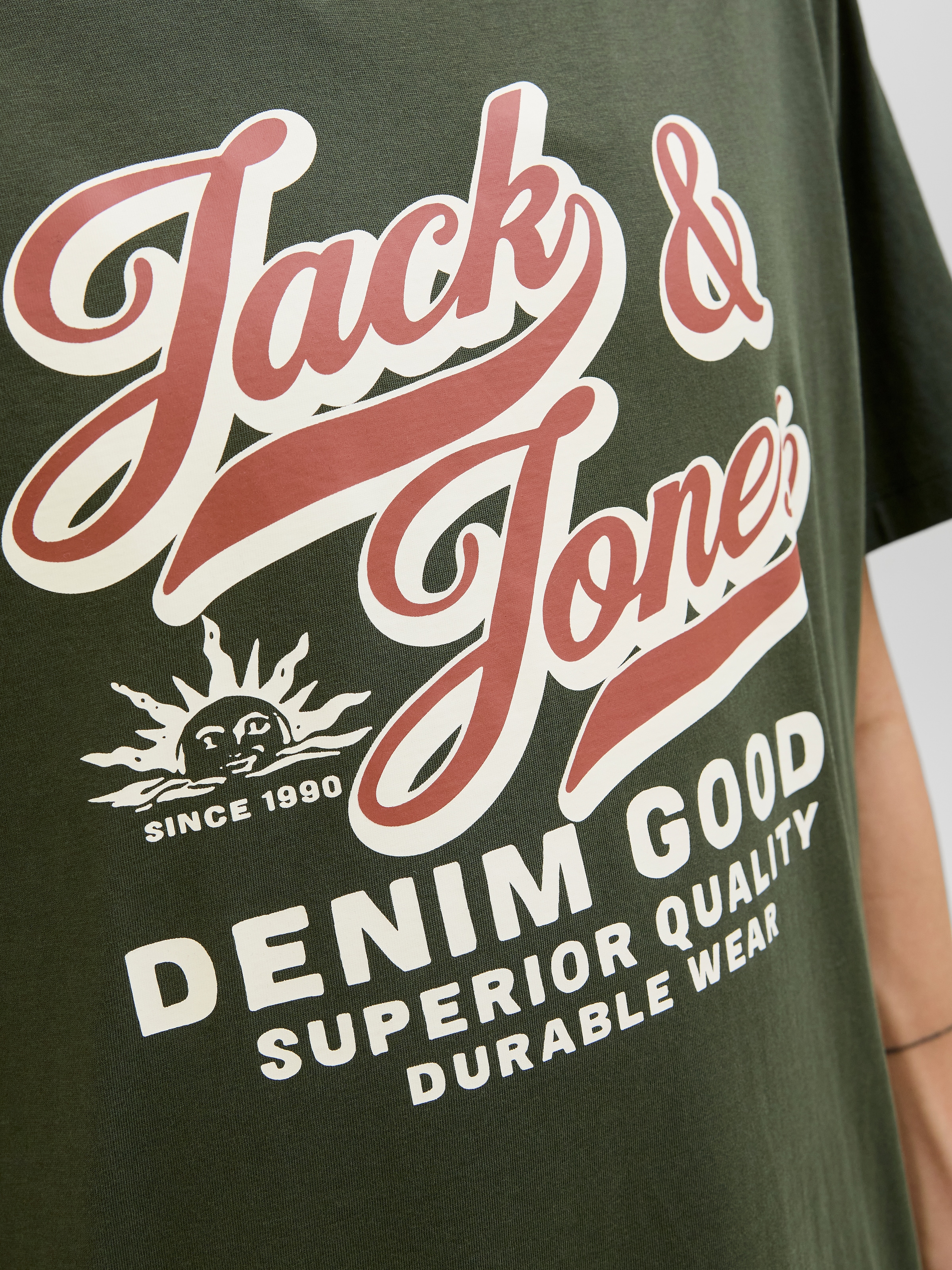Jack & Jones PlusSize T-Shirt »JJELOGO TEE SS ONECK 2 COL AW25 NOOS PLS«