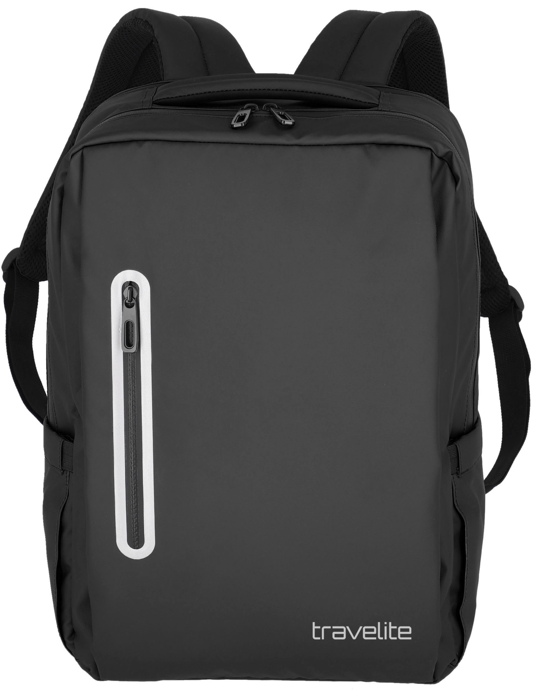 travelite Rucksack »Basics Boxy, 43 online cm, | schwarz« Jelmoli-Versand kaufen