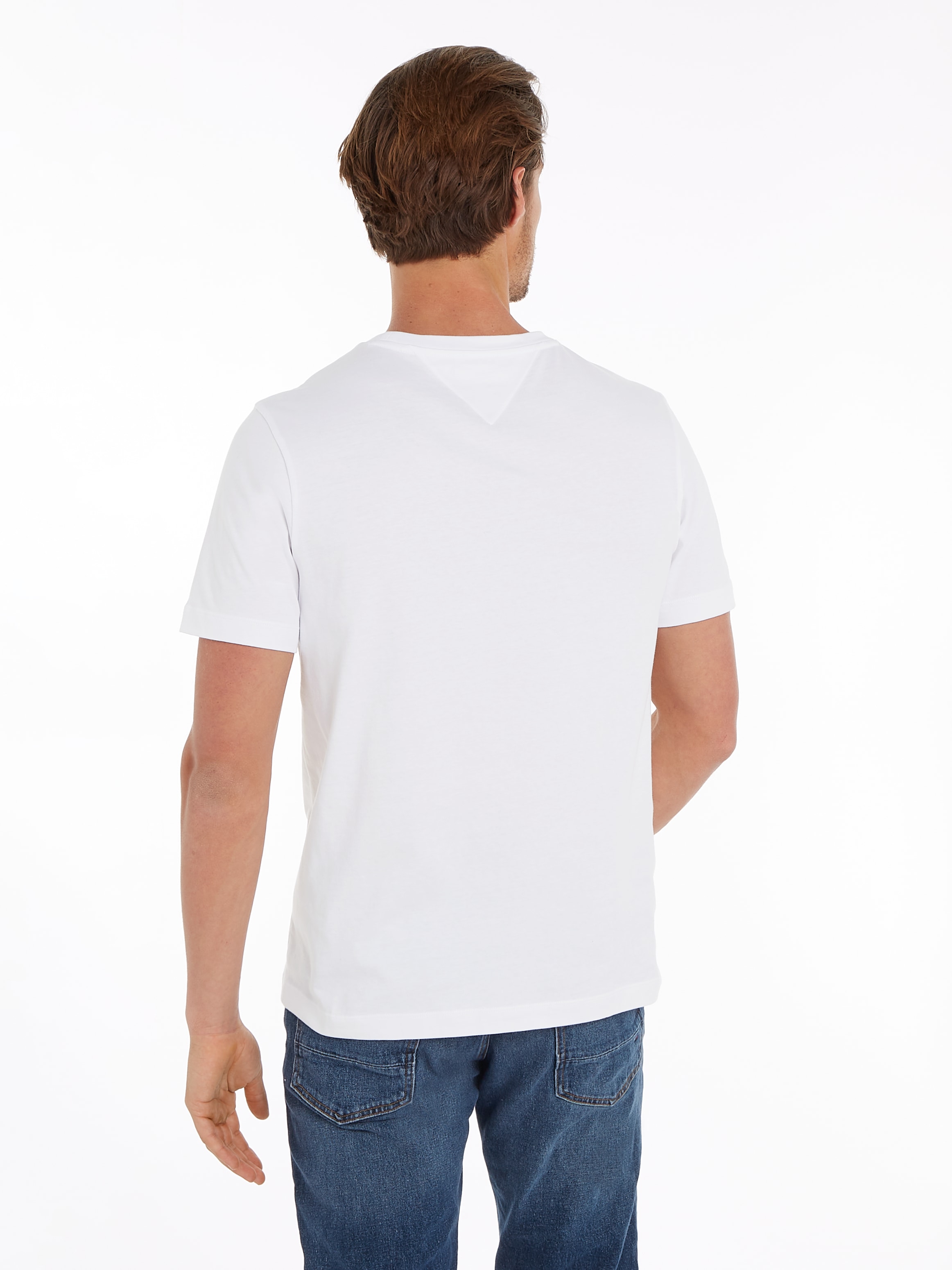 Tommy Hilfiger T-Shirt »ESSENTIAL REG FIT SOLID TEE«, mit Rundhalsausschnitt