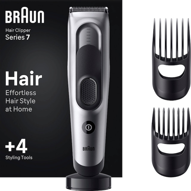 ❤ Braun Haarschneider »Haarschneider HC7390«, 2 Aufsätze, 17  Längeneinstellungen, Abwaschbar ordern im Jelmoli-Online Shop