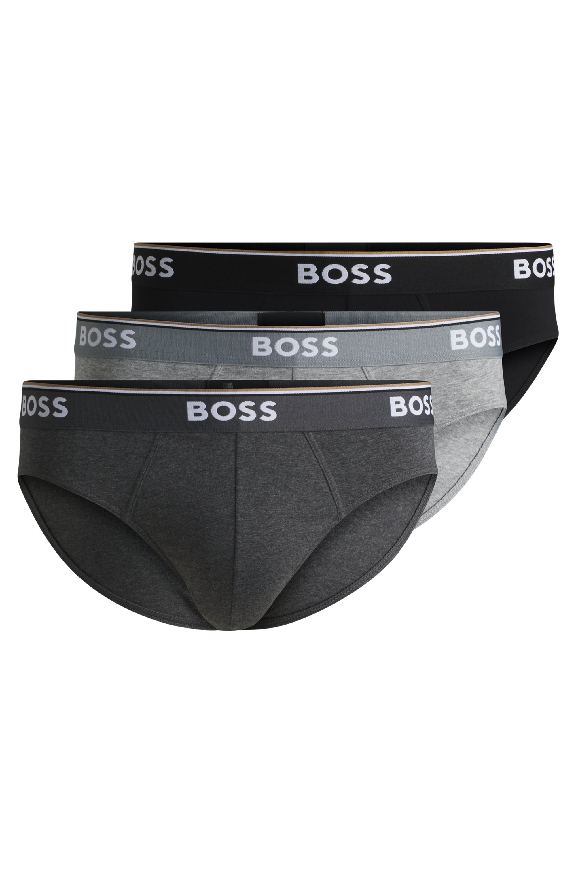 BOSS Slip Packung, 3er-Pack, mit Logo Webbund