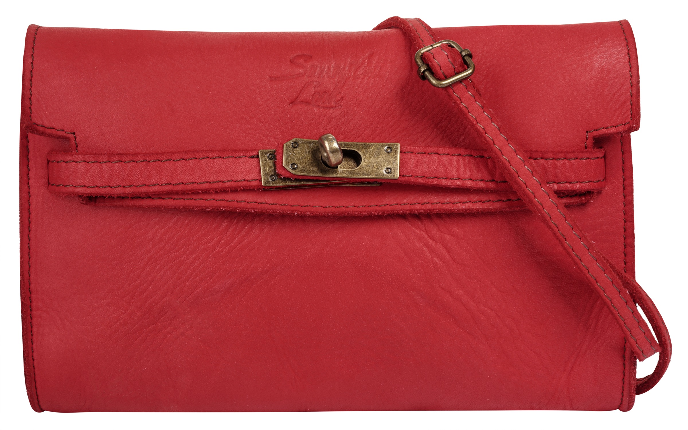 Samantha Look Umhängetasche echt Leder, Made in Italy