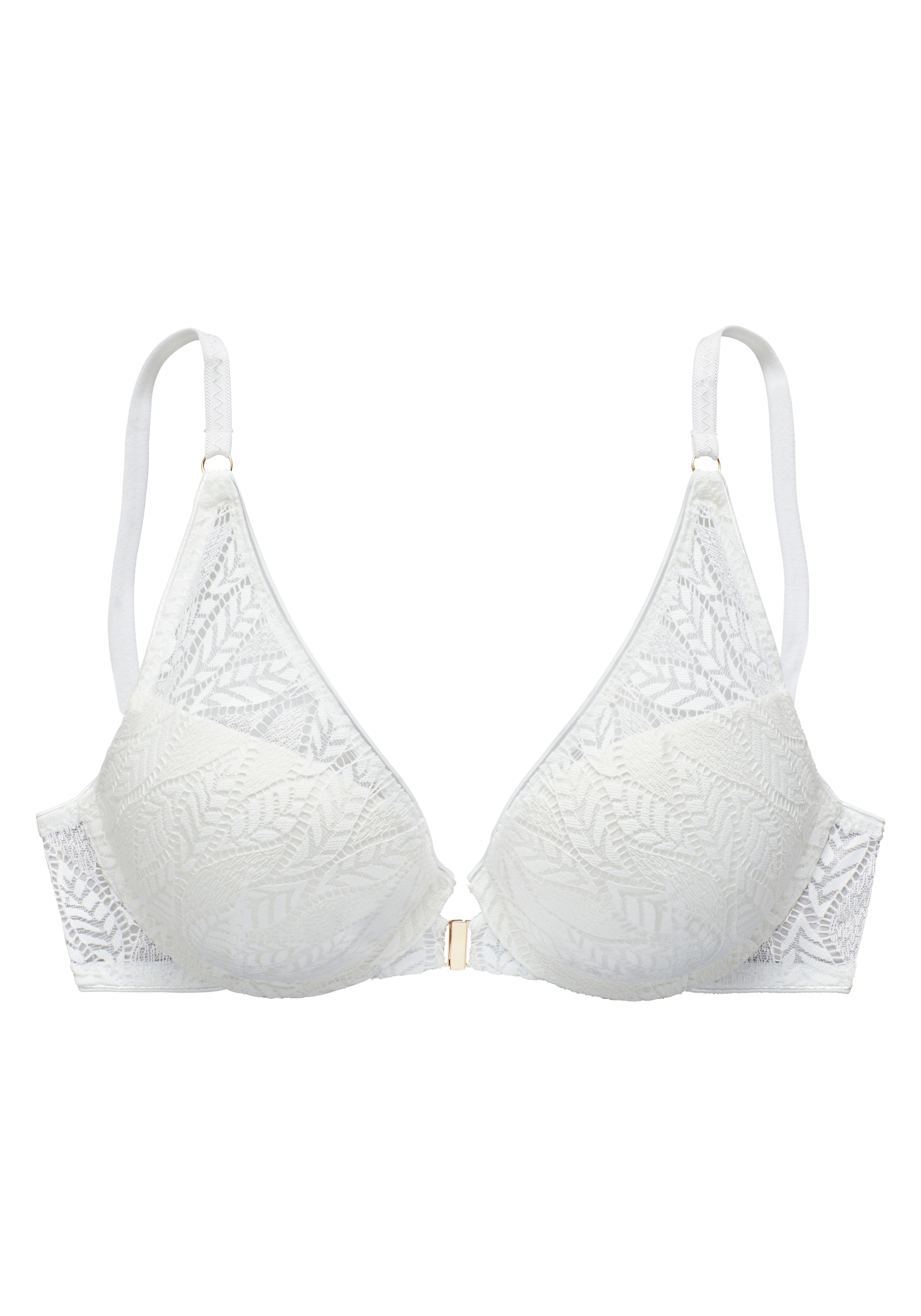 Vivance Push-up-BH, aus Spitze in hübscher Blätterform, High-Apex-BH, Dessous