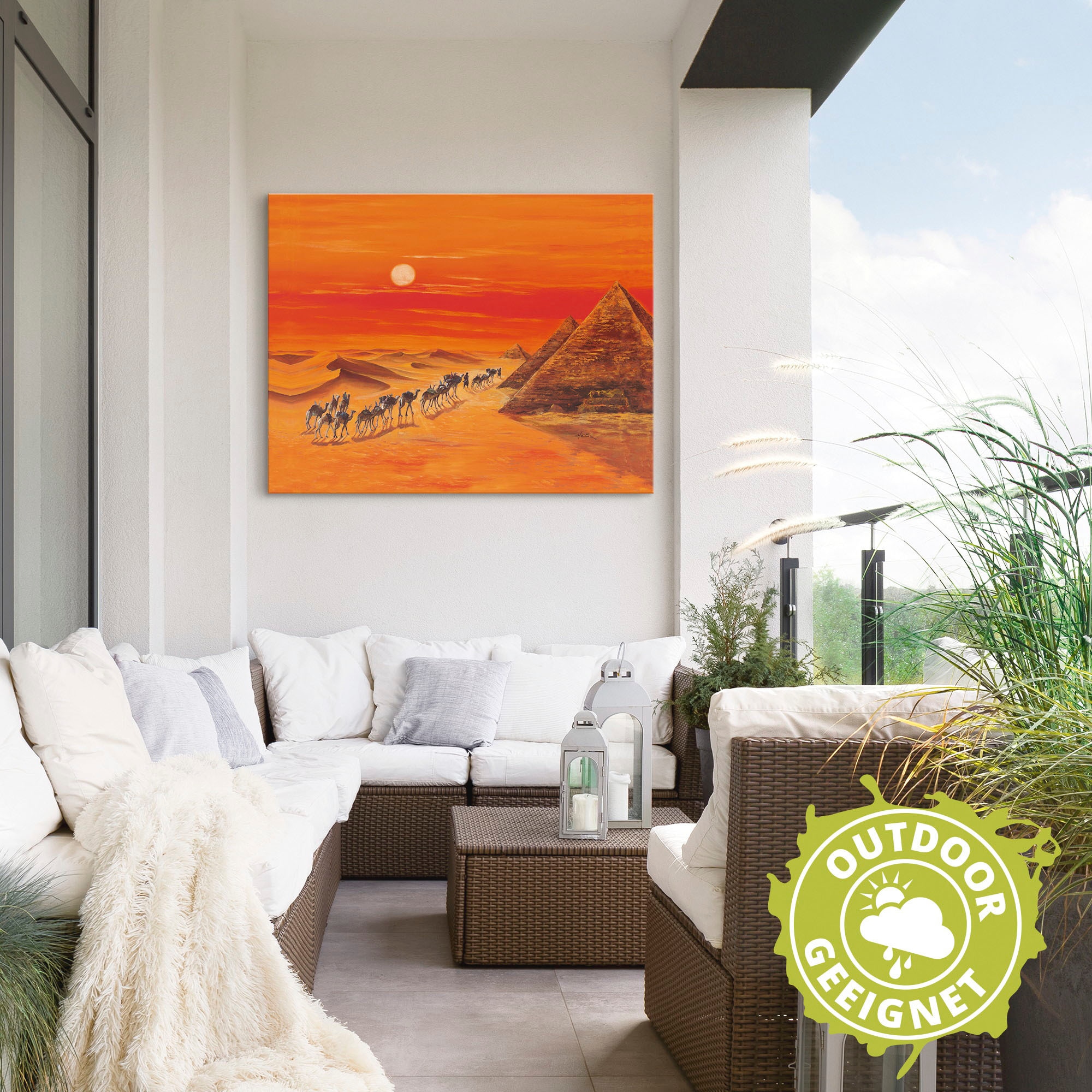 Artland Wandbild »Karawane II«, Afrika, (1 St.), als Alubild, Outdoorbild, Leinwandbild in verschied. Grössen