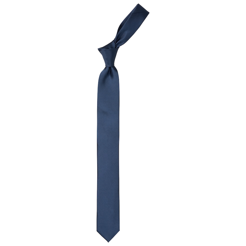 Man's World Krawatte, in klassischen Uni-Farben und Slim-Breite - NEUE KOLLEKTION