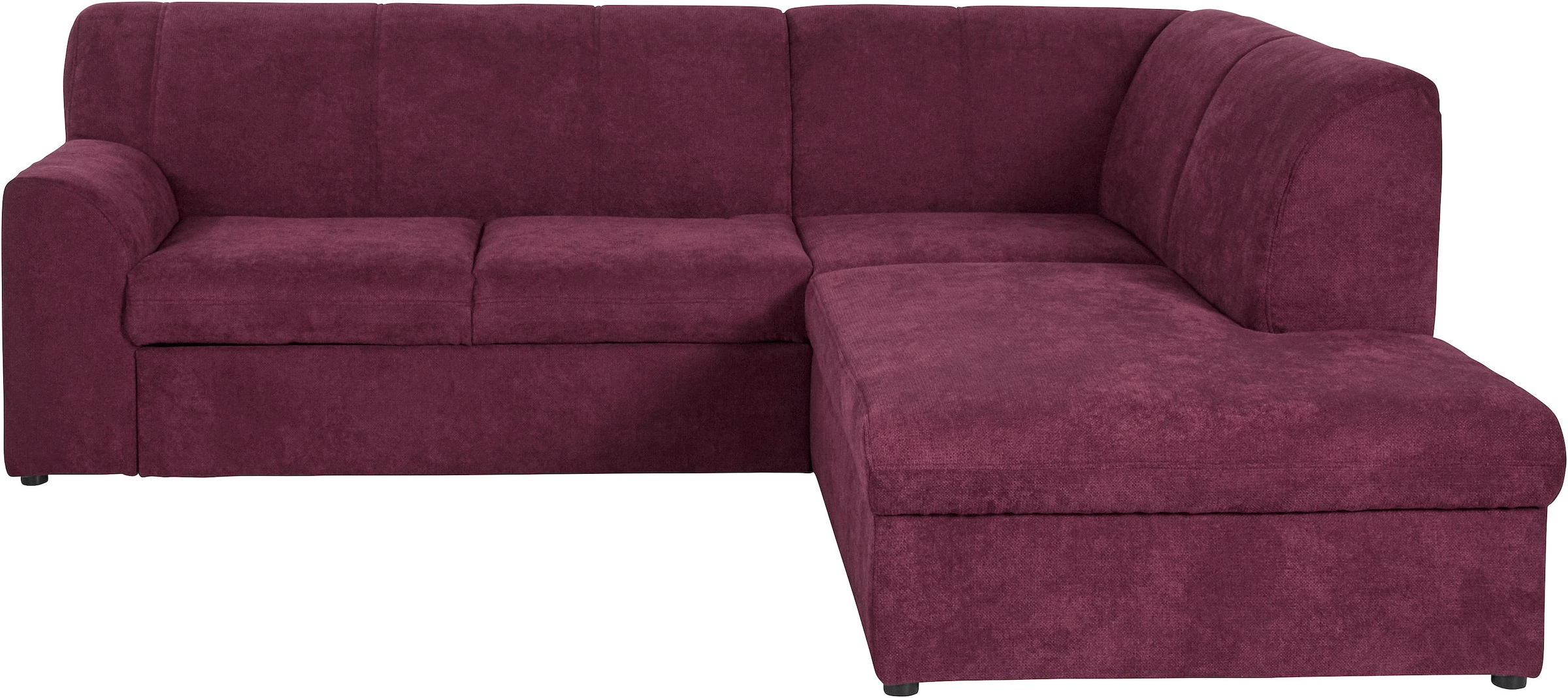 DOMO collection Ecksofa »Topper zeitlos elegant, kompakte Stellmasse, OTTOs Choice, L-Form«, mit Ottomane, wahlweise mit Schlaffunktion