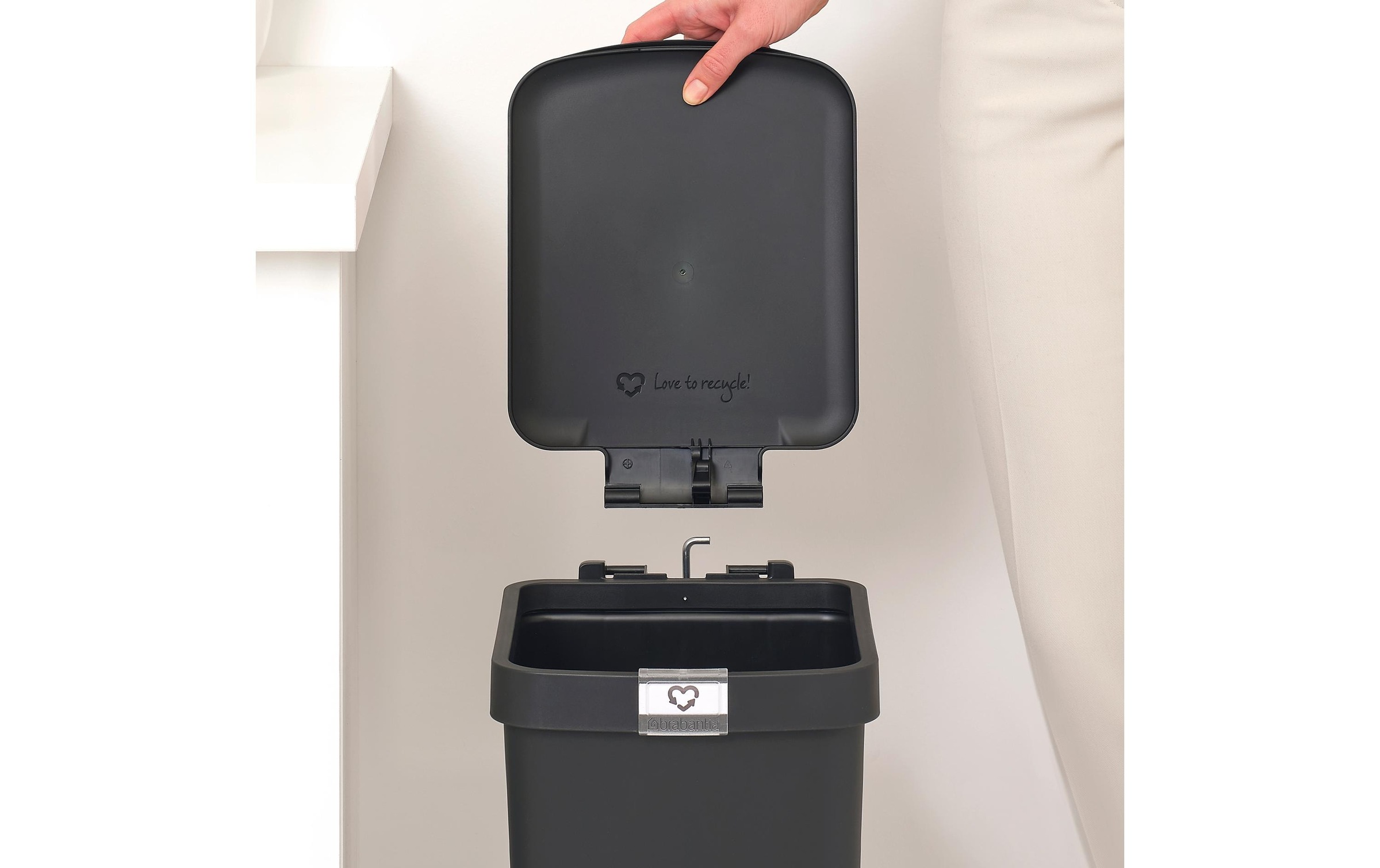 Brabantia Mülleimer »StepUp 16 l«, 1 Behälter