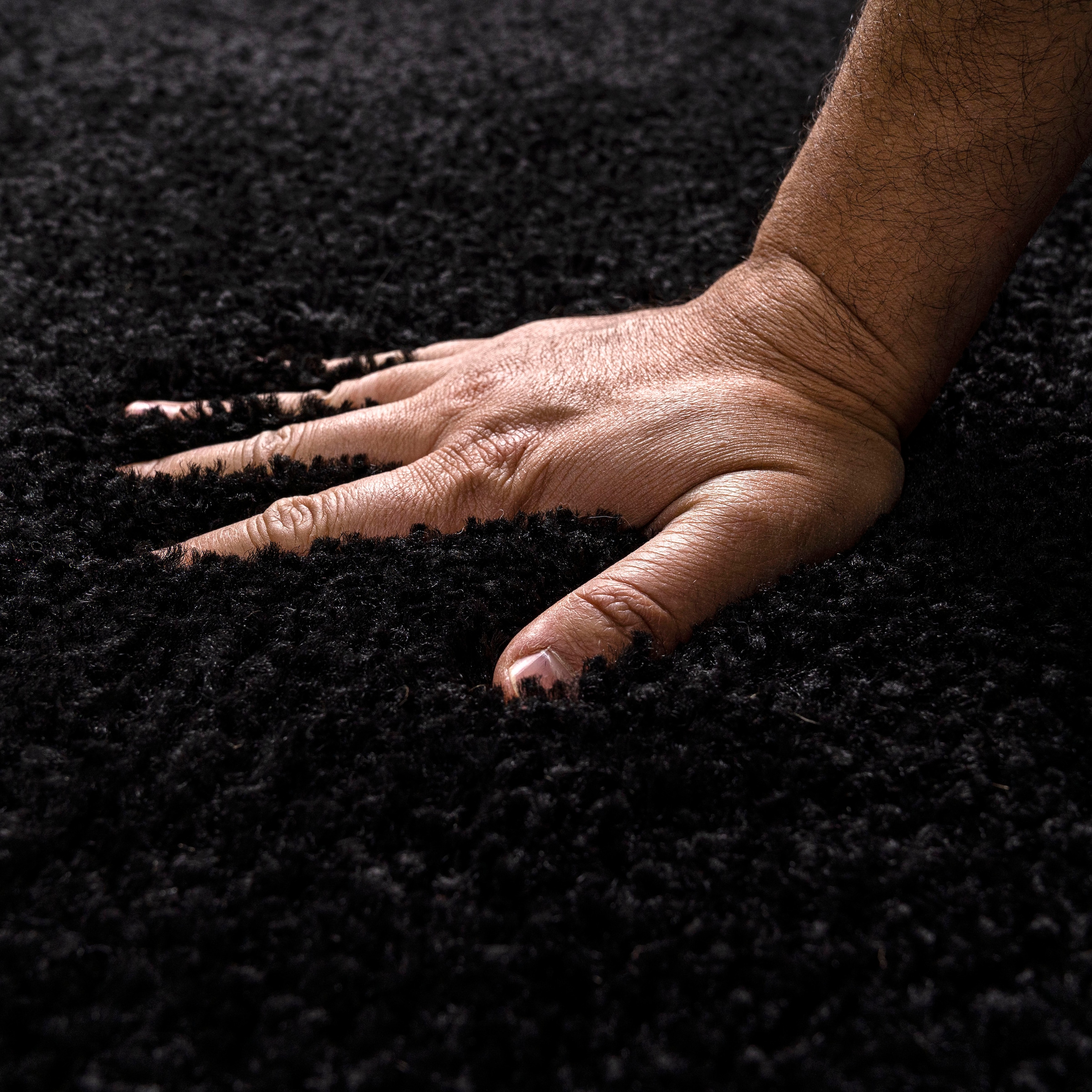 Home affaire Hochflor-Teppich »Viva«, rechteckig, 45 mm Höhe, Uni Farben, einfarbig, besonders weich und kuschelig