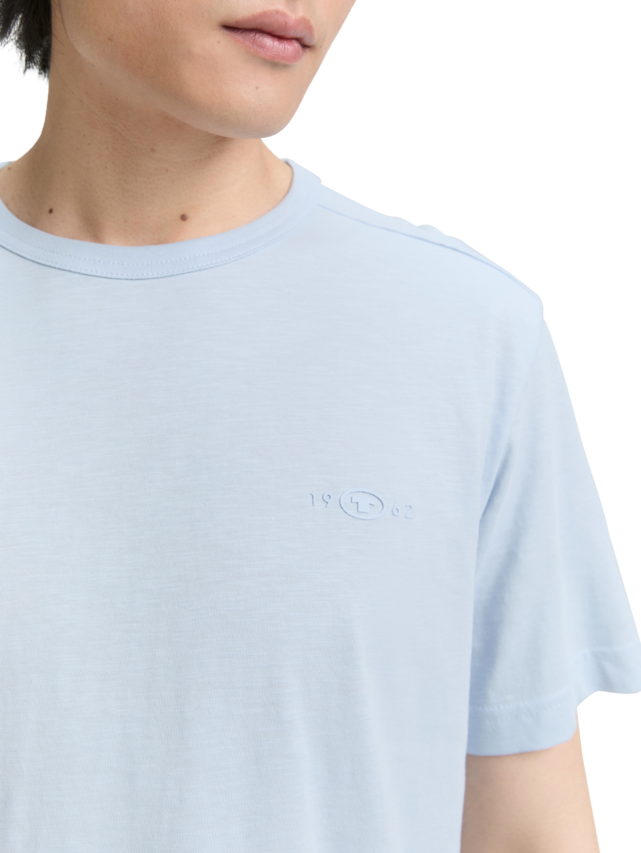 TOM TAILOR T-Shirt, mit Logo Stickerei