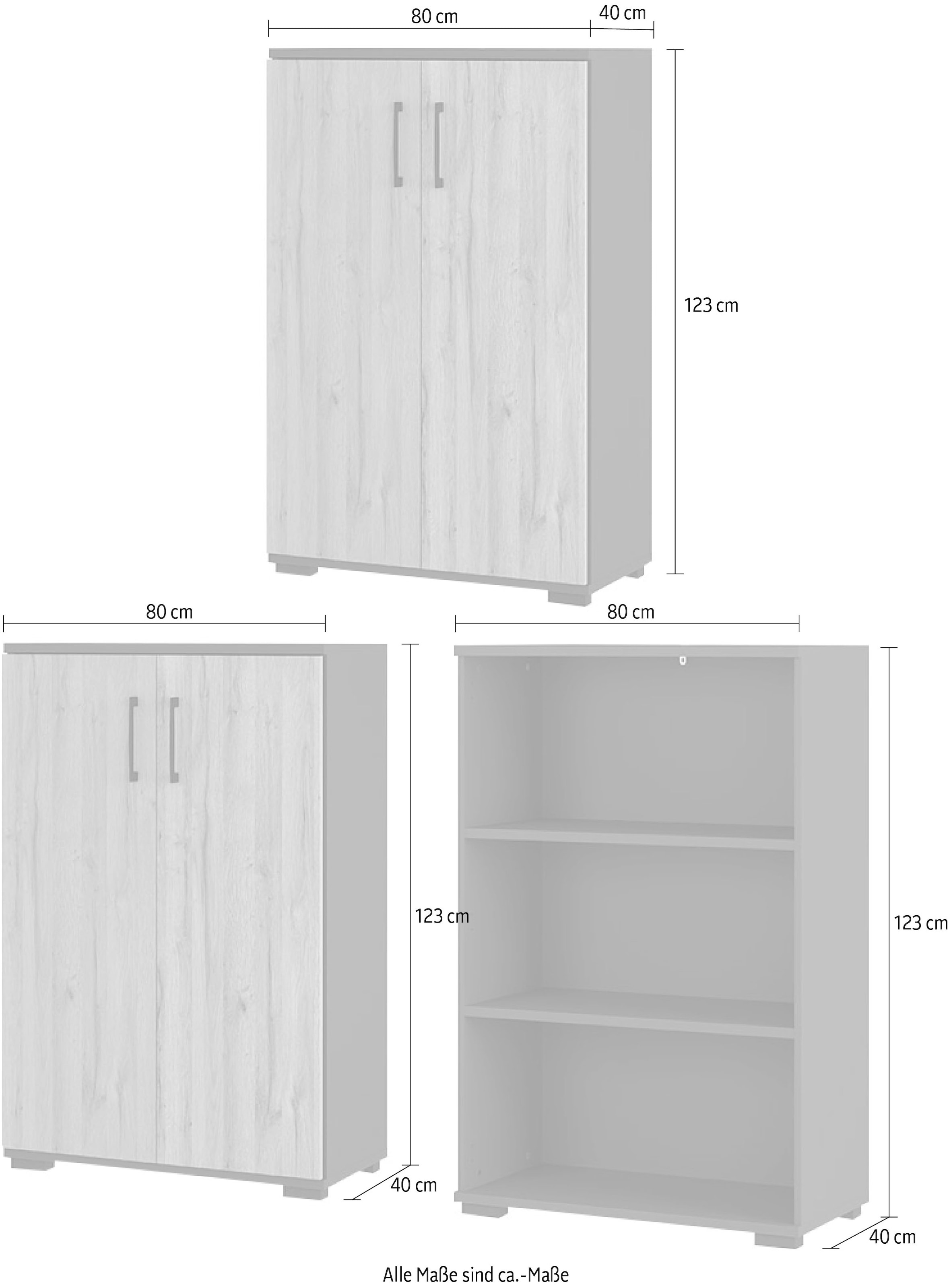 GERMANIA Büromöbel-Set »GW-Profi 3.0«, (Set, 3 tlg.)