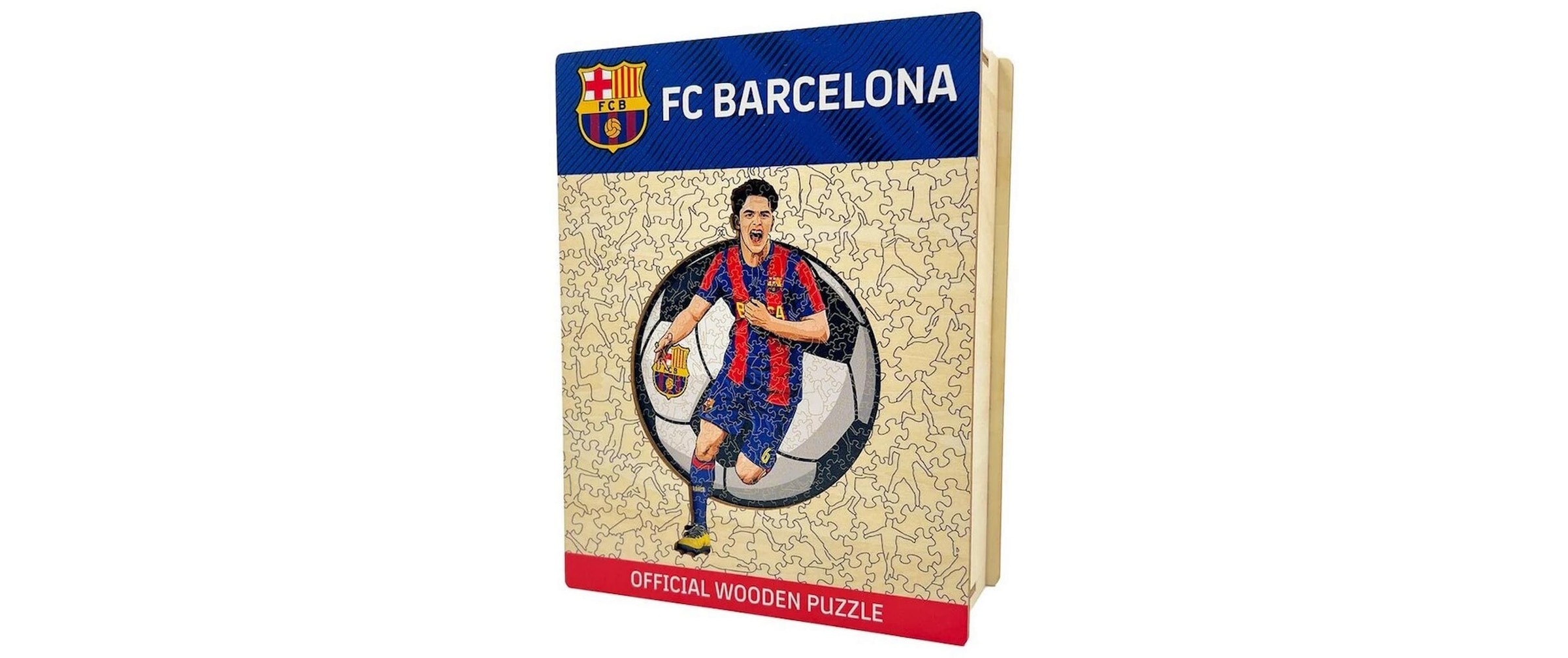 Puzzle »Iconic FC Barcelona – Gavi«, Holzart: Birke (Herkunftsland: China)