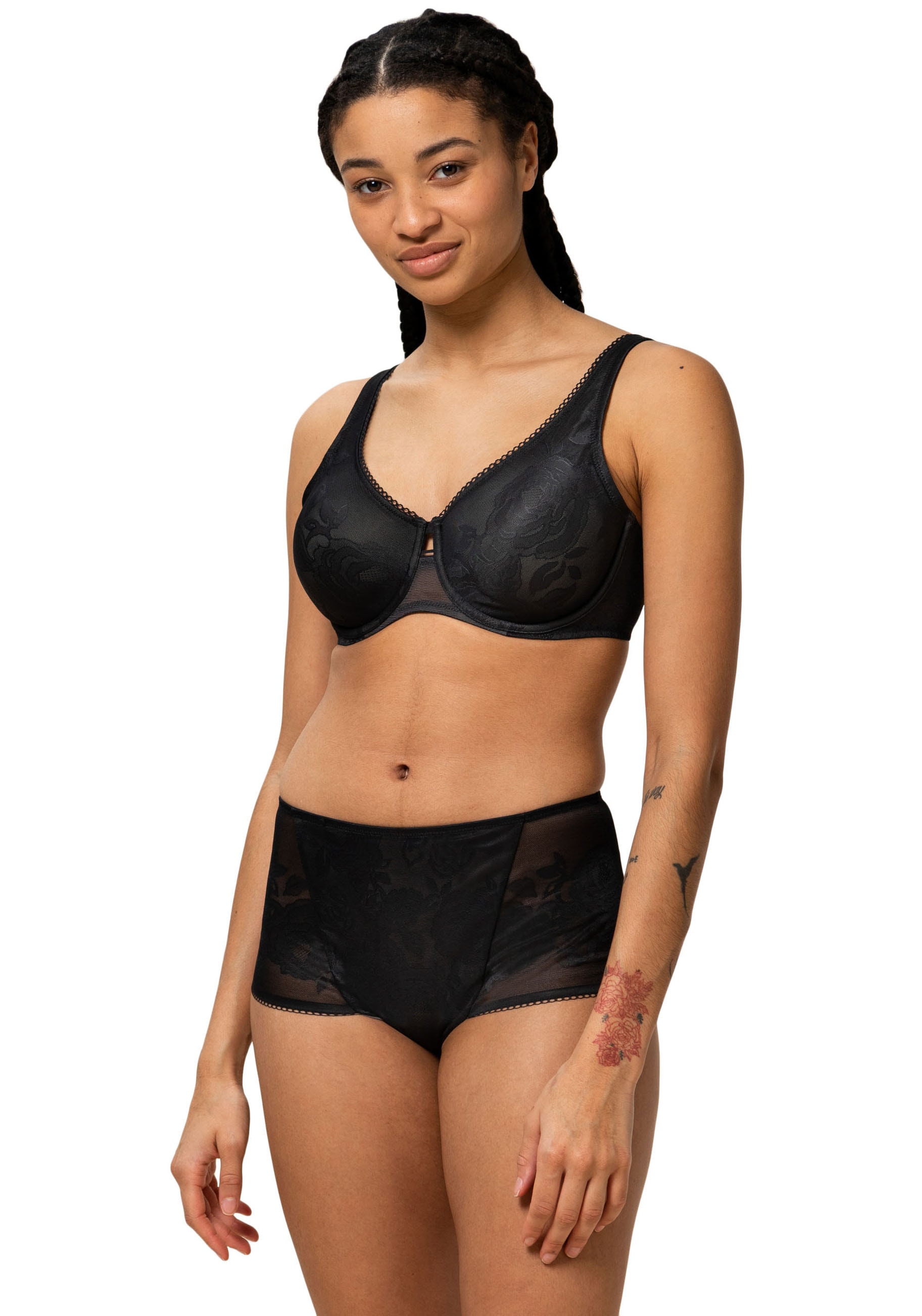 Triumph Minimizer-BH »Wild Rose Sensation W01«, Cup C-G, mit Jacquardspitze, Basic Dessous