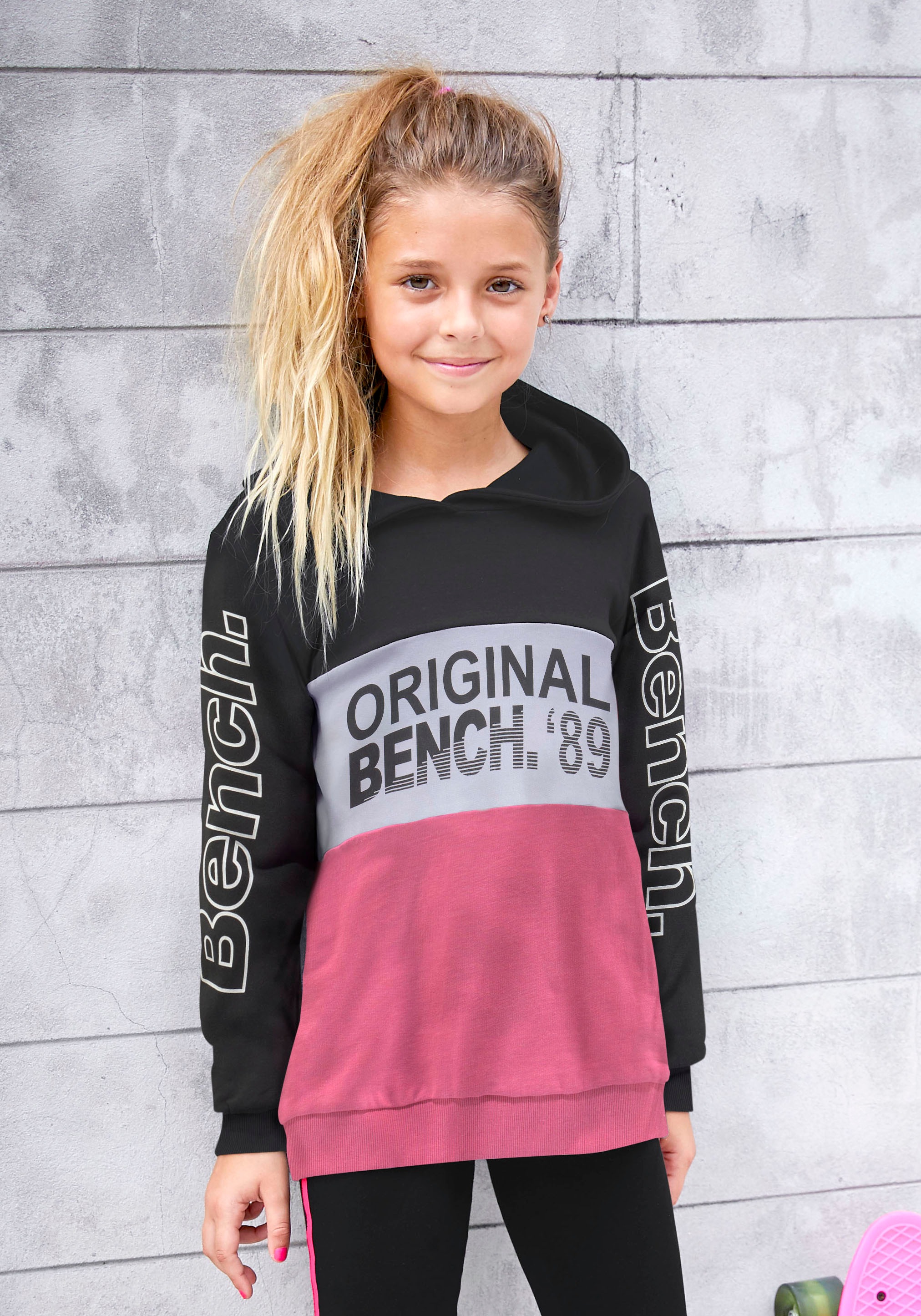 ✵ Bench. Kapuzensweatshirt, mit ordern | Logoprints online Jelmoli-Versand
