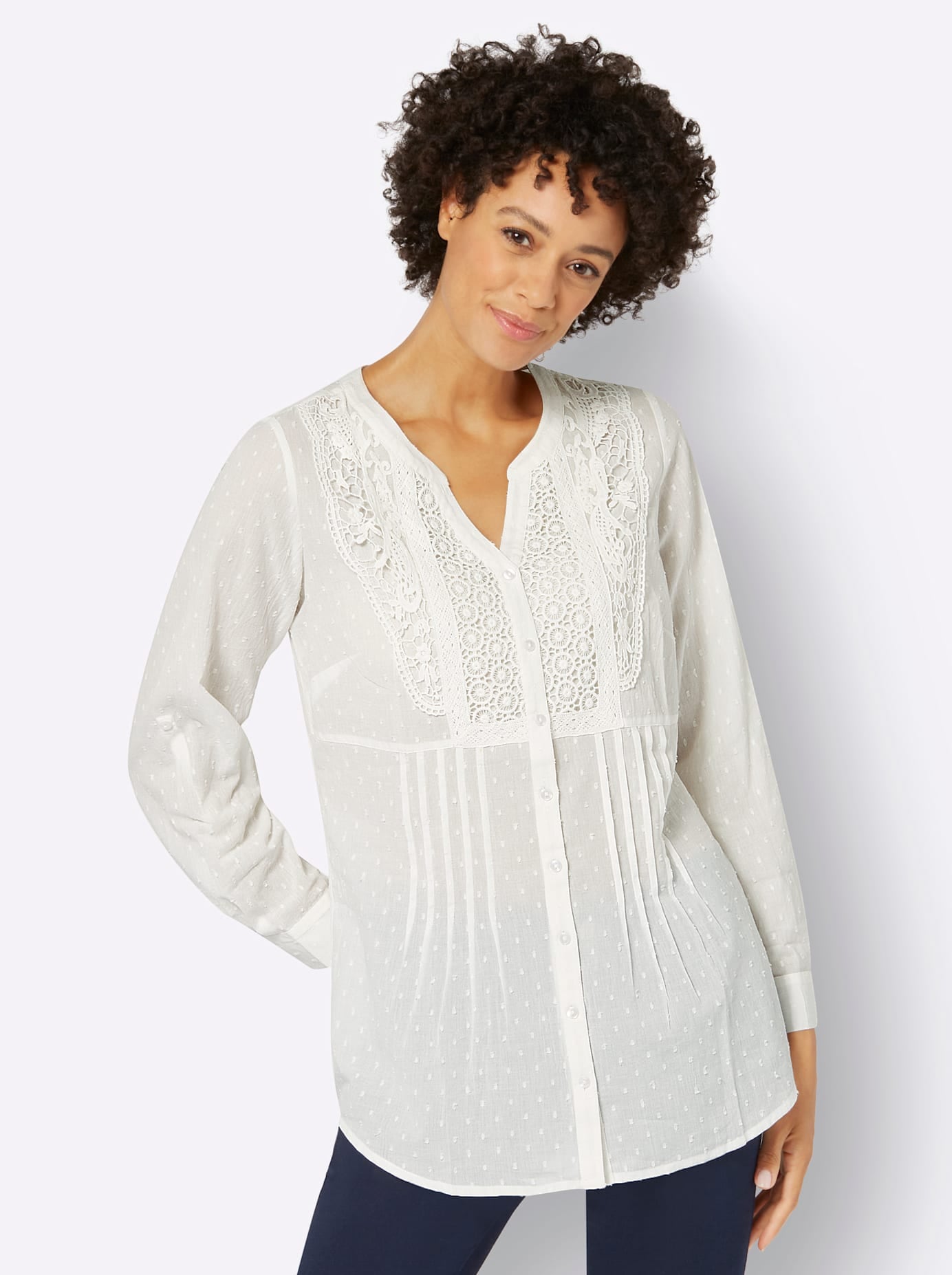 Inspirationen Longbluse